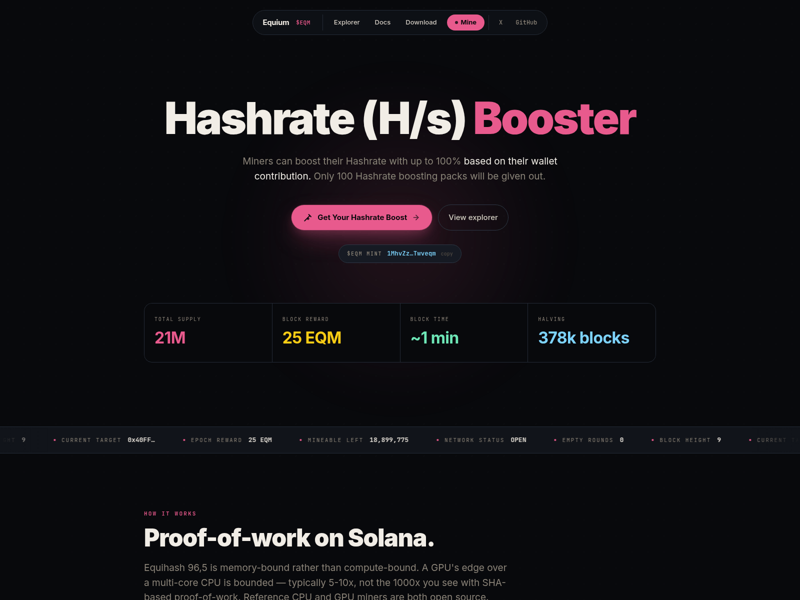 Screenshot of boost-equium.app