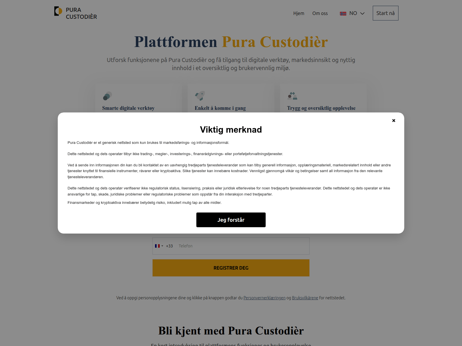 Screenshot of puracustodier-no.live