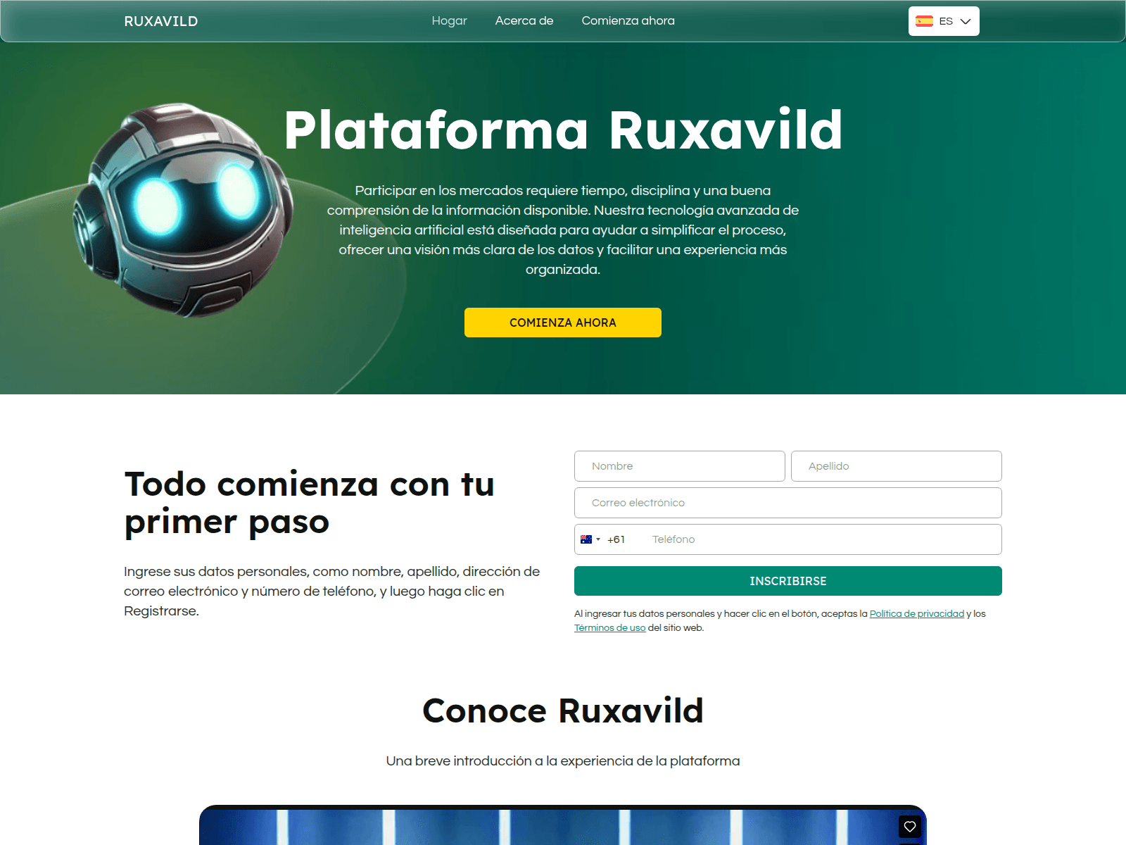 Screenshot of ruxavild-es.live