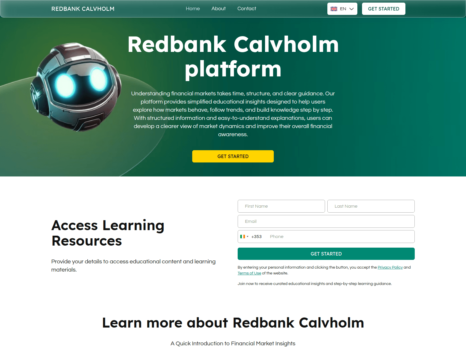 Screenshot of redbankcalvholm.live