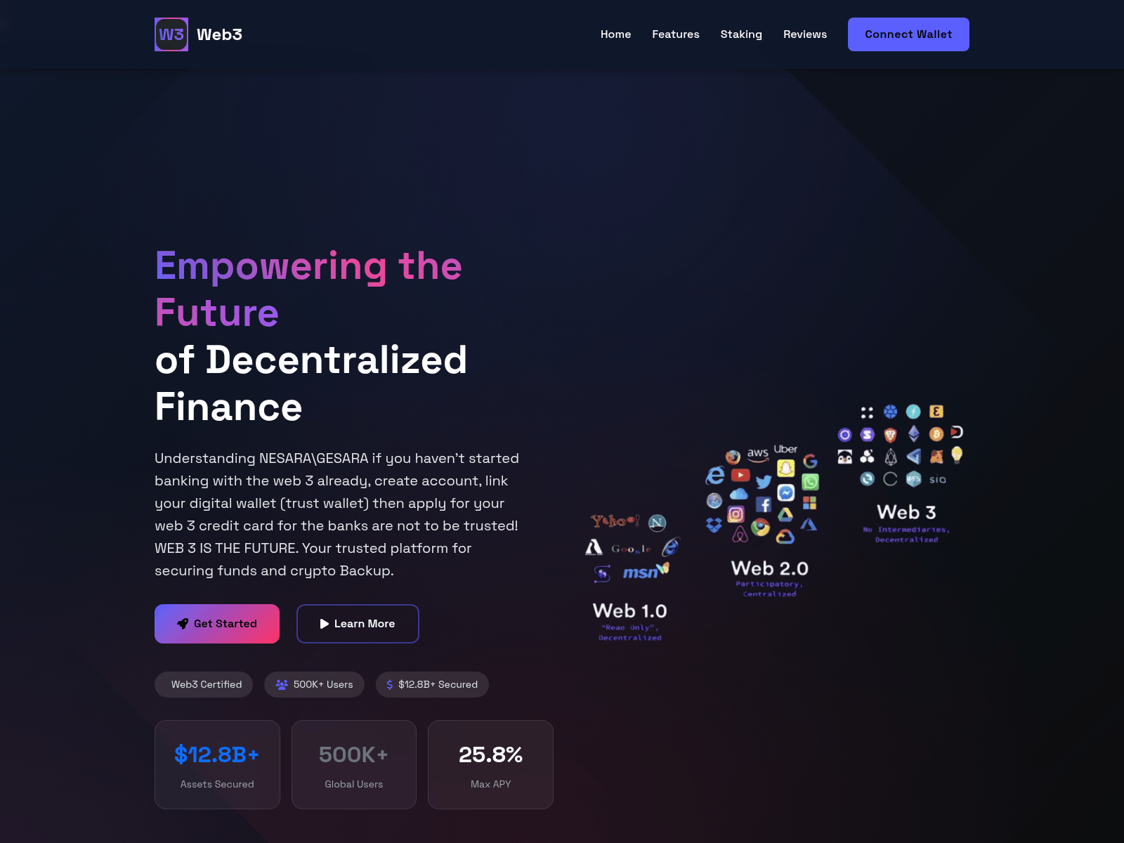 Screenshot of web3globalassets.com