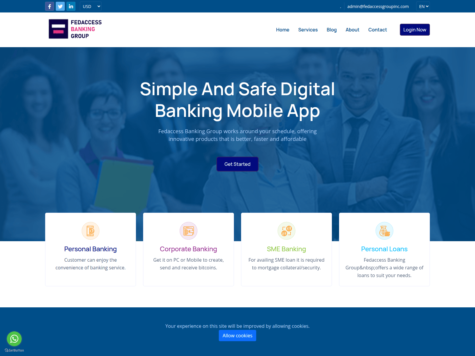 Screenshot of fedaccessgroupsinc.com