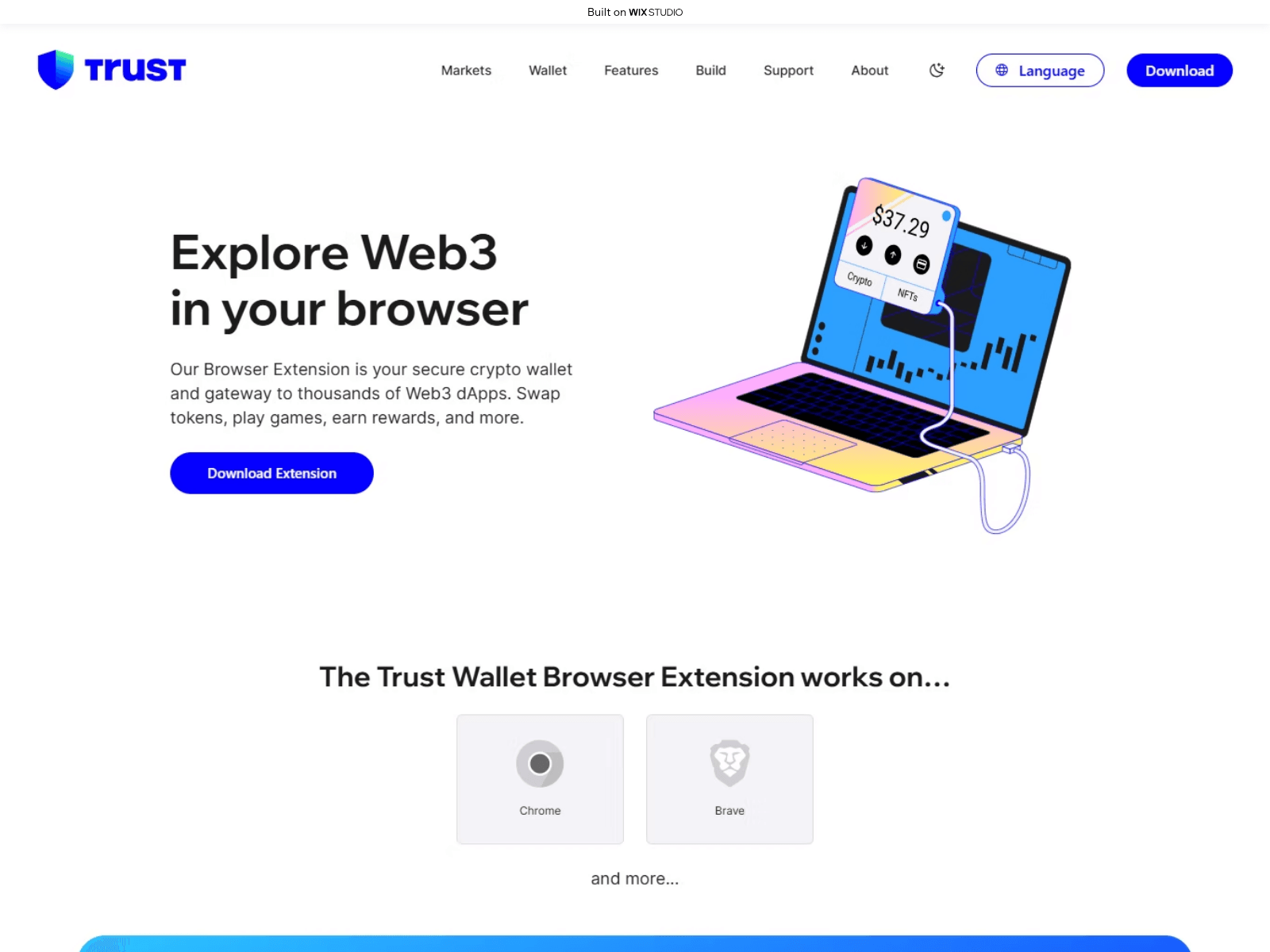 Screenshot of extension-trust.wixstudio.com