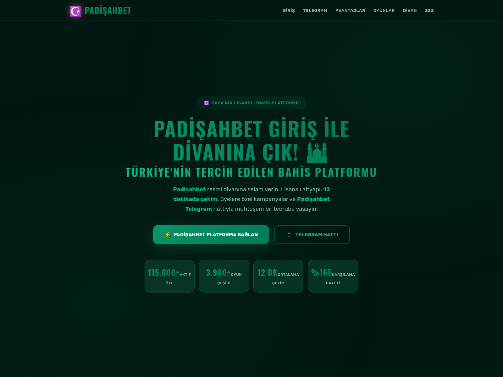 Screenshot of m.padisahbet-2026gir.vip