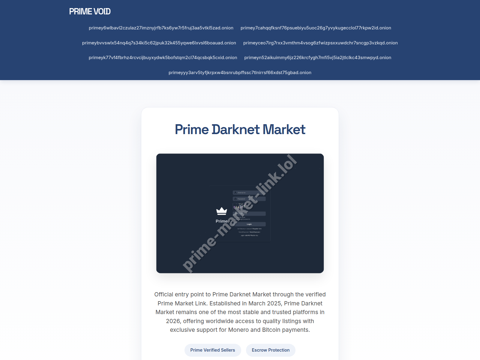 Screenshot of prime-market-link.lol