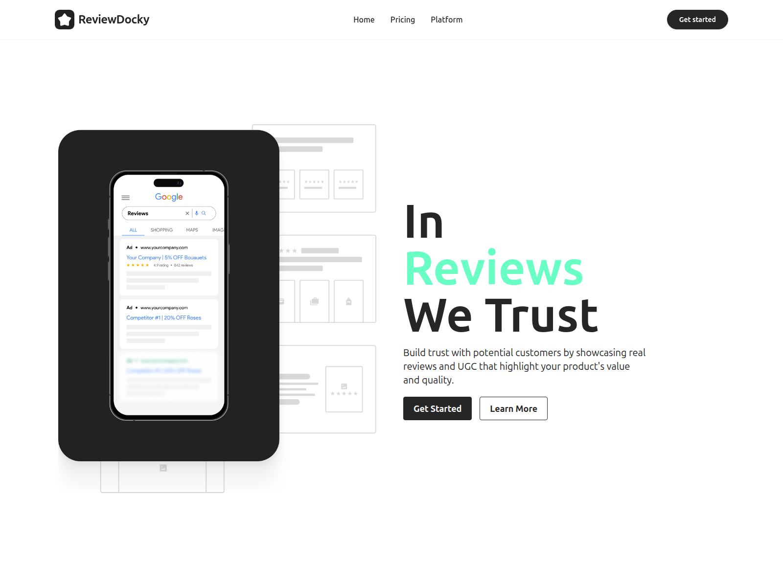 Screenshot of reviewdocky.com