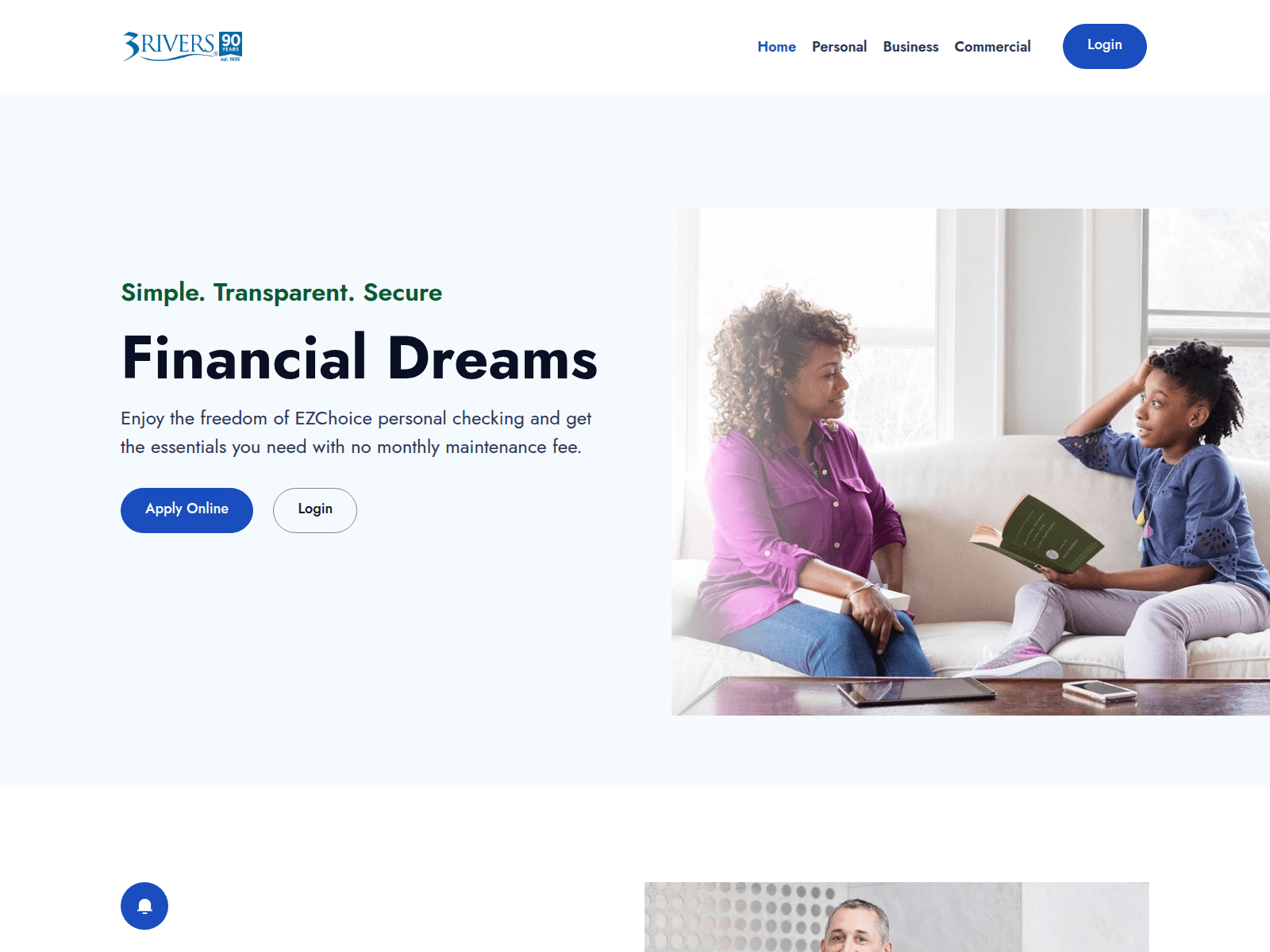 Screenshot of 3riversmyb.com