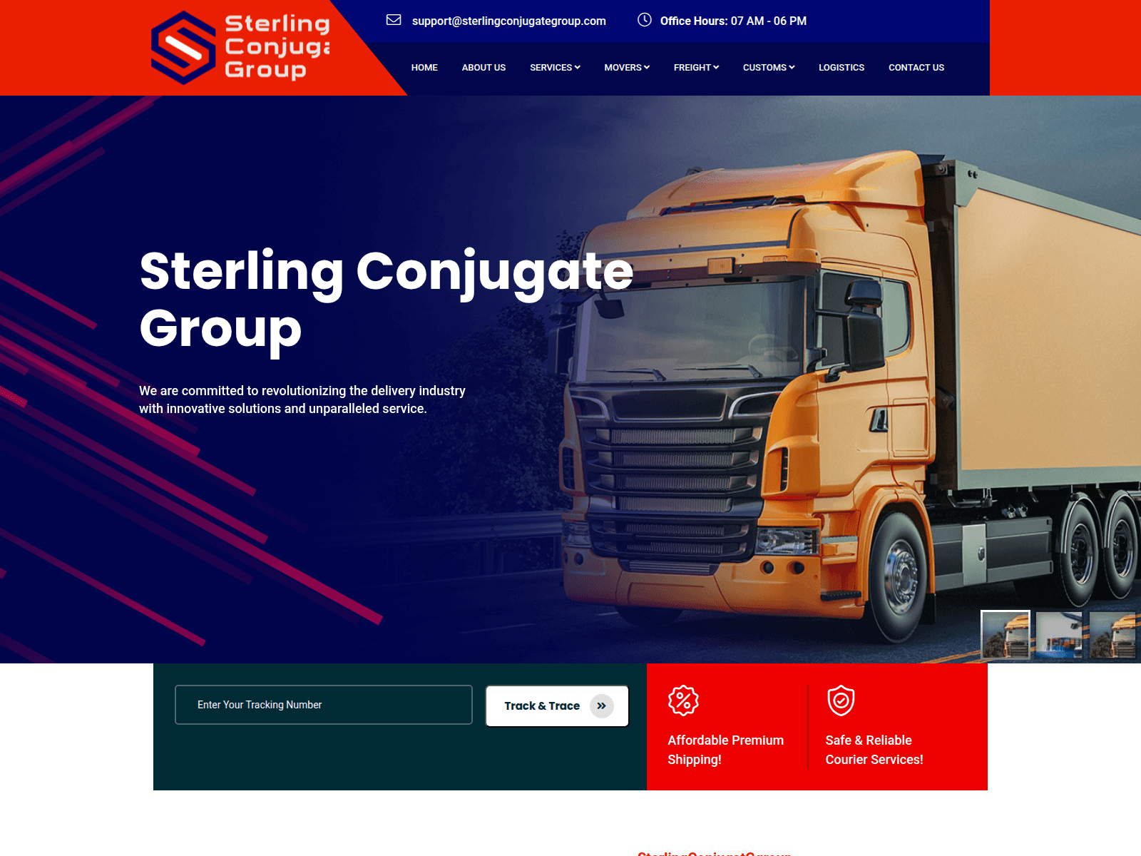 Screenshot of sterlingconjugategroup.com