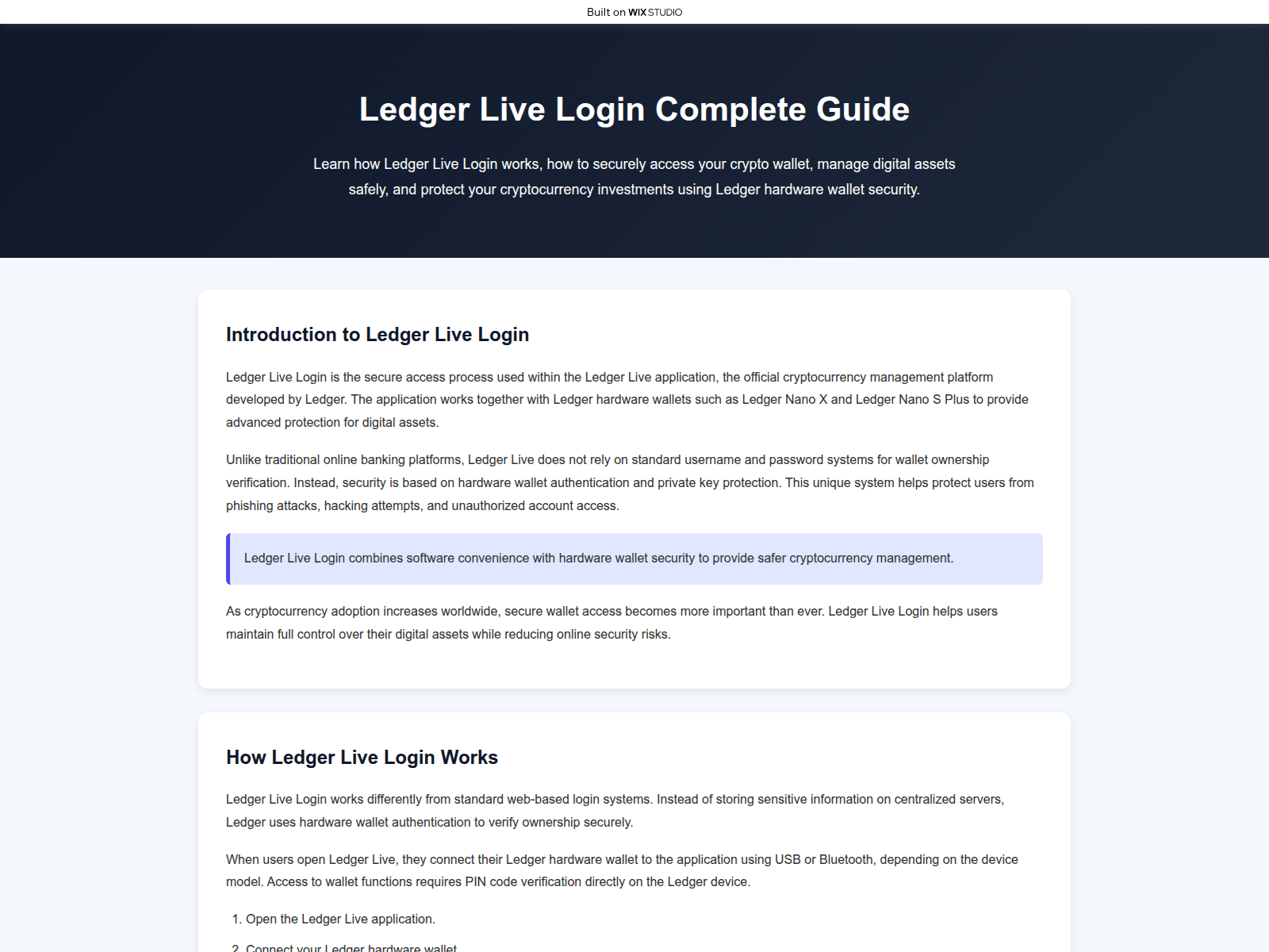 Screenshot of homeledgorcdn.wixstudio.com