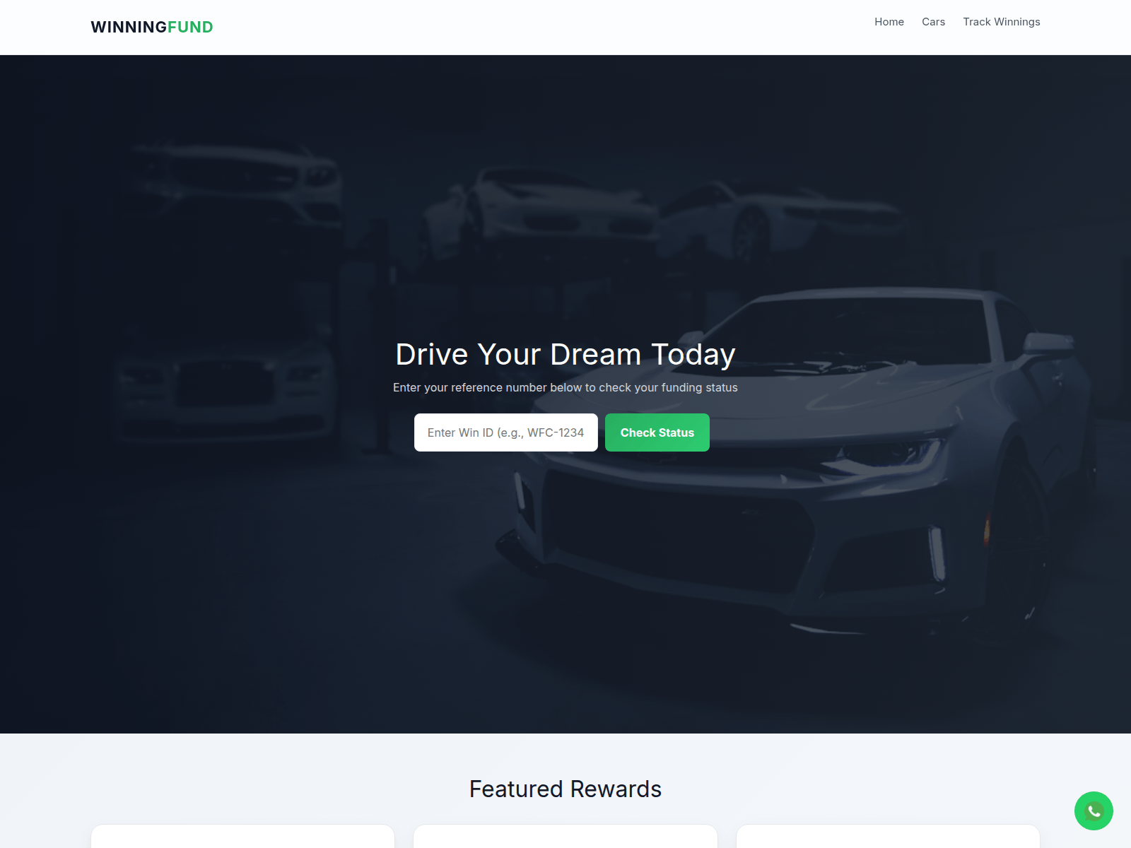 Screenshot of winningfnd.space