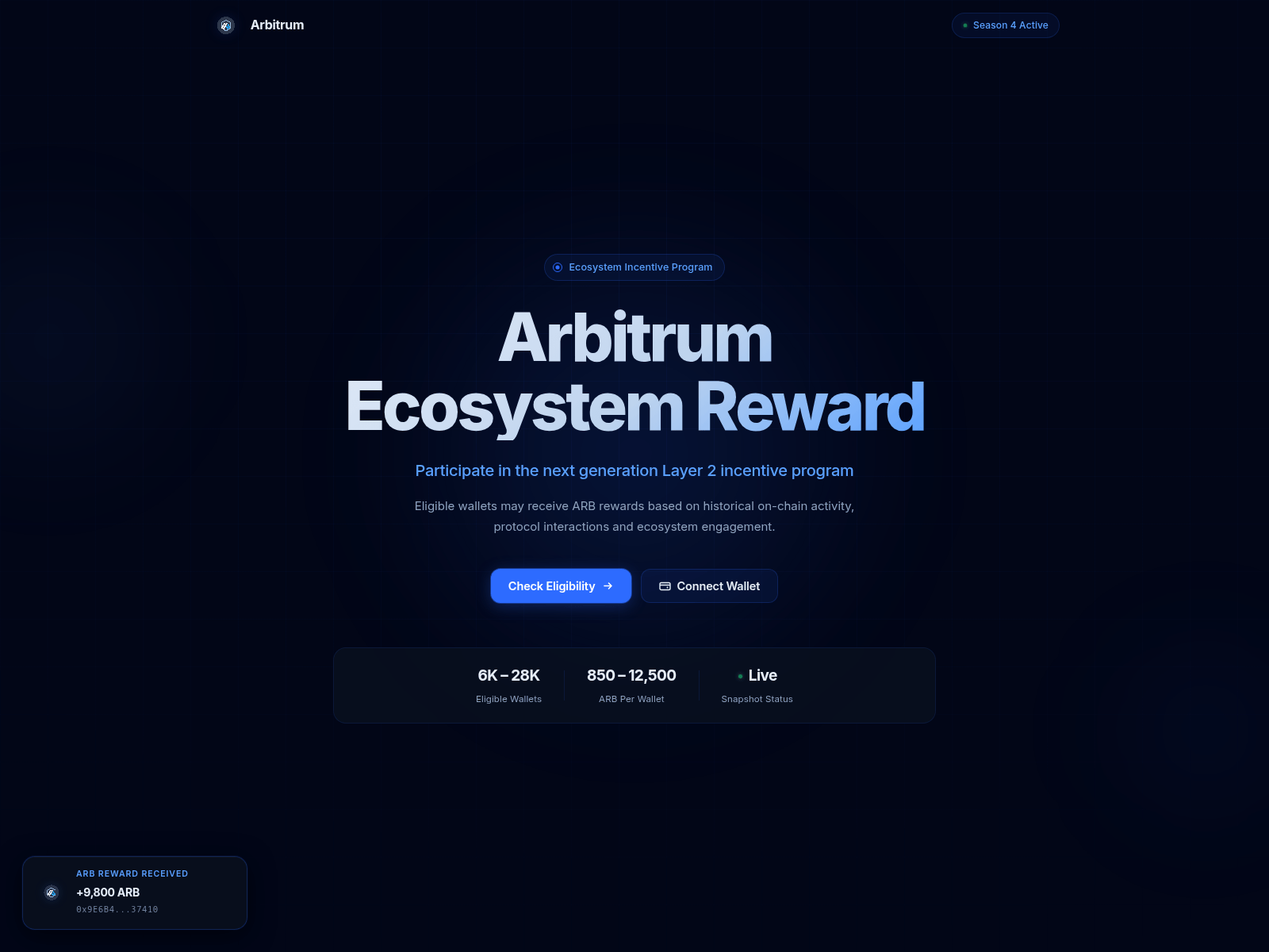 Screenshot of arbscan.click