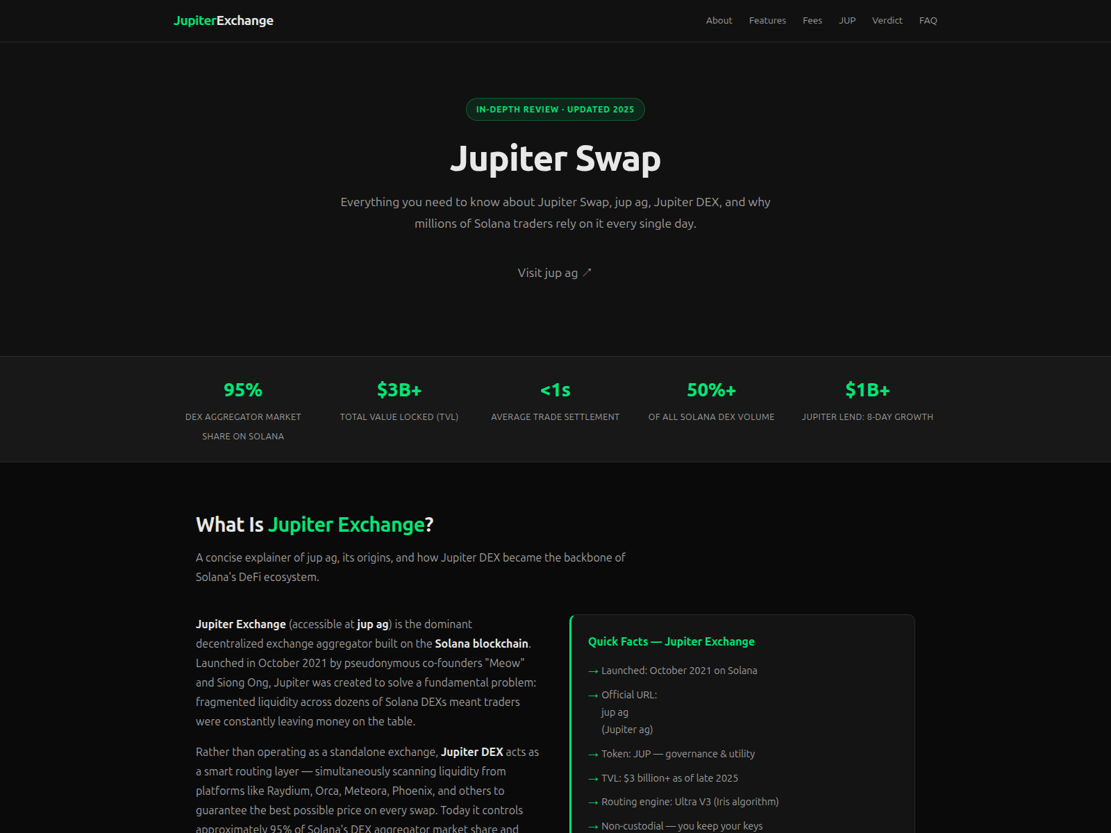 Screenshot of jupiter-swap.org