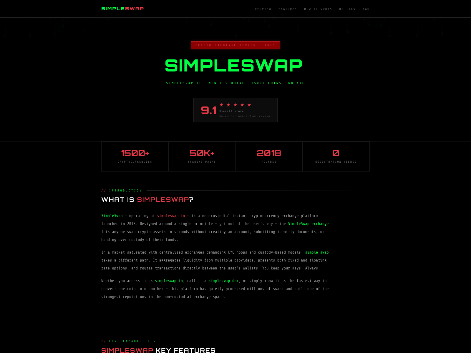 Screenshot of si-mpleswap.org