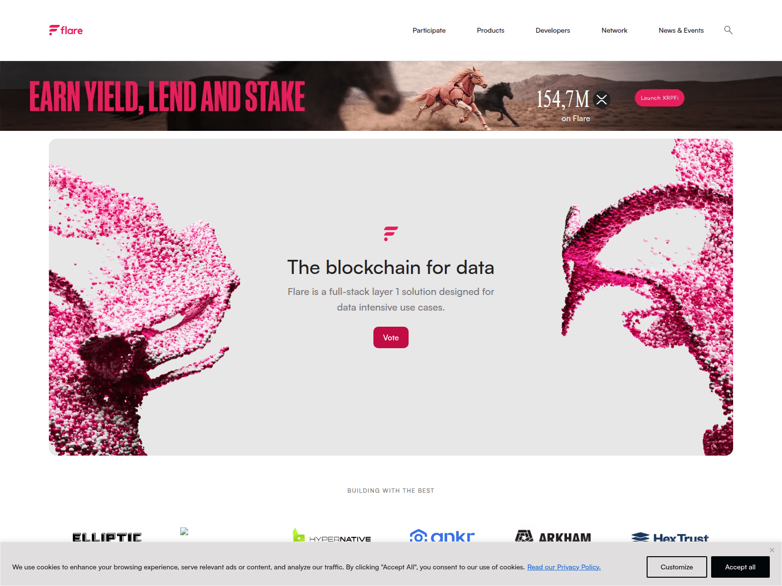 Screenshot of flare-fassets.vote