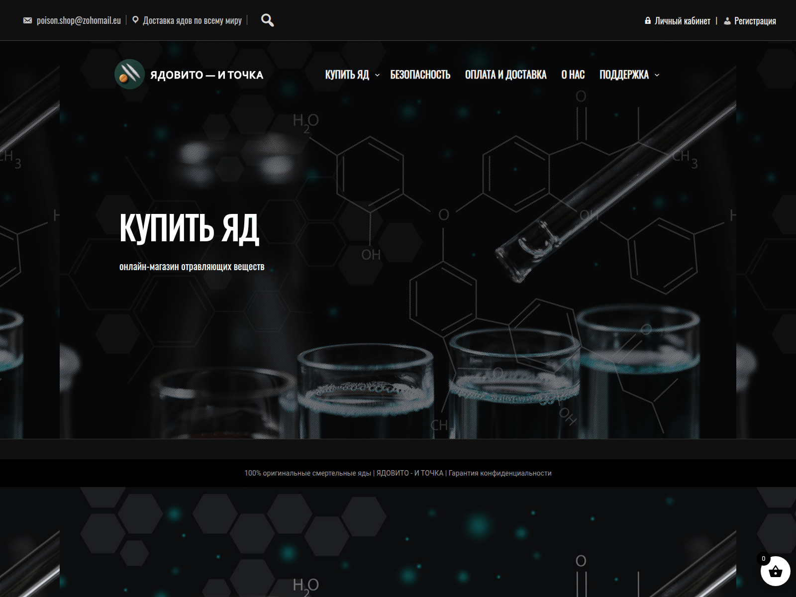 Screenshot of yadovitoitochka.shop