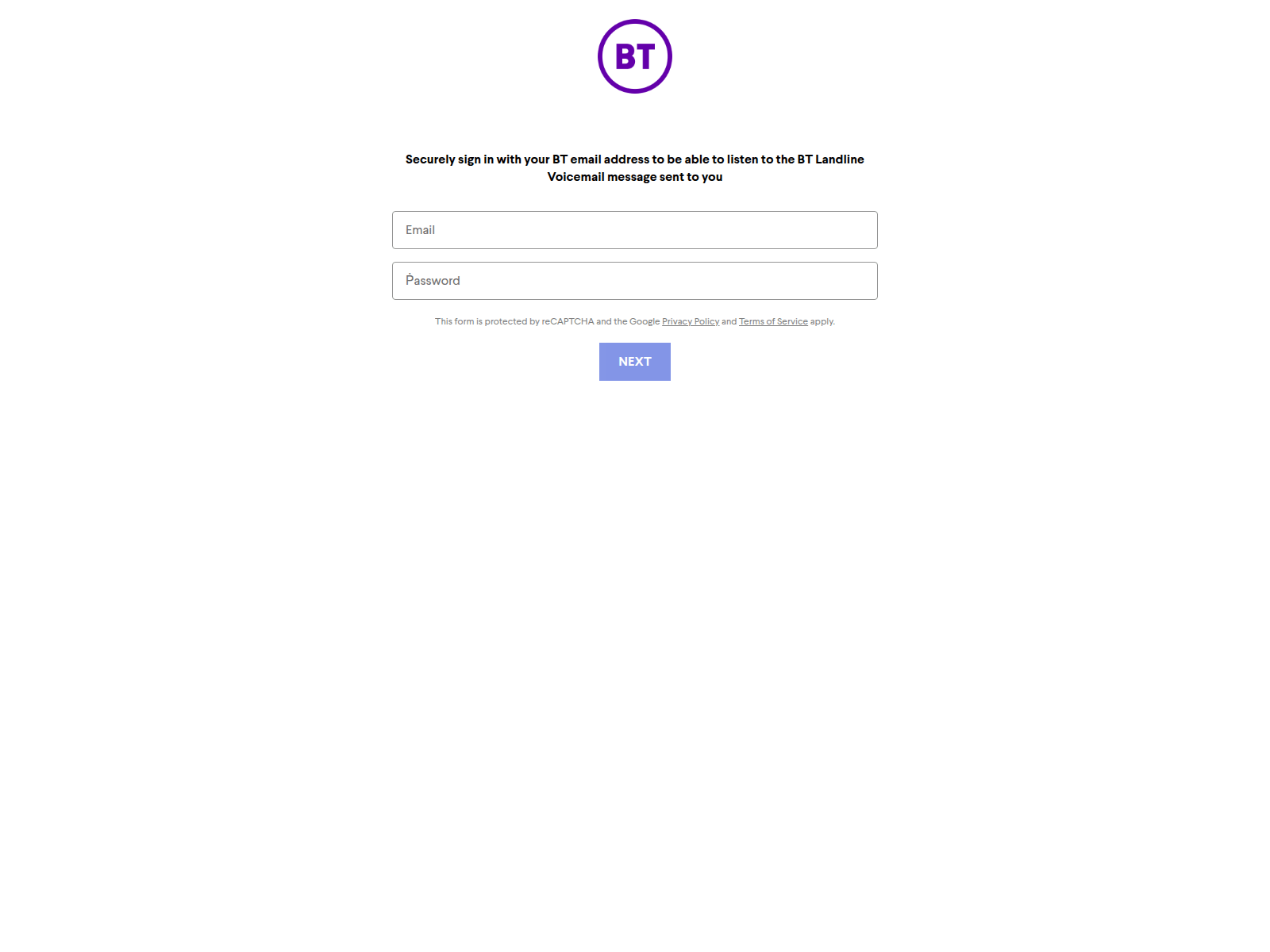 Screenshot of btlnternet-voice-mail.weeblysite.com
