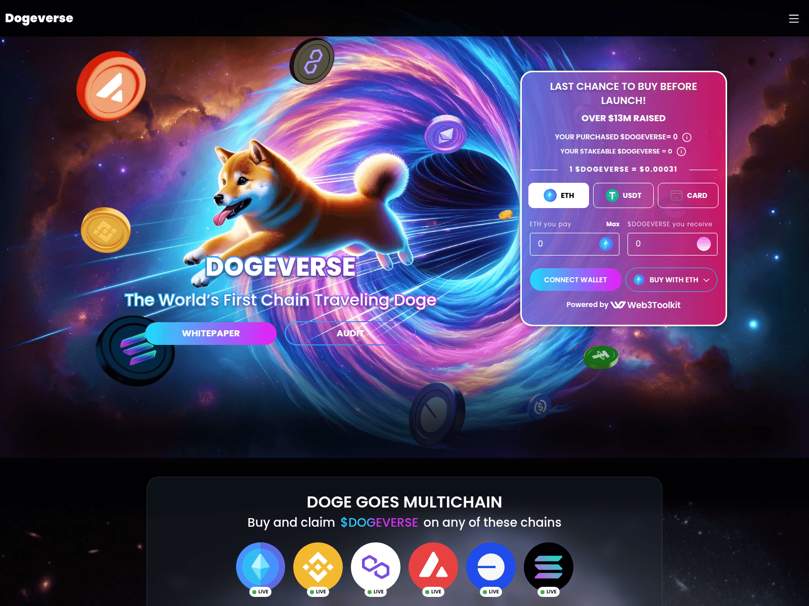 Screenshot of dogeverse-22u.pages.dev