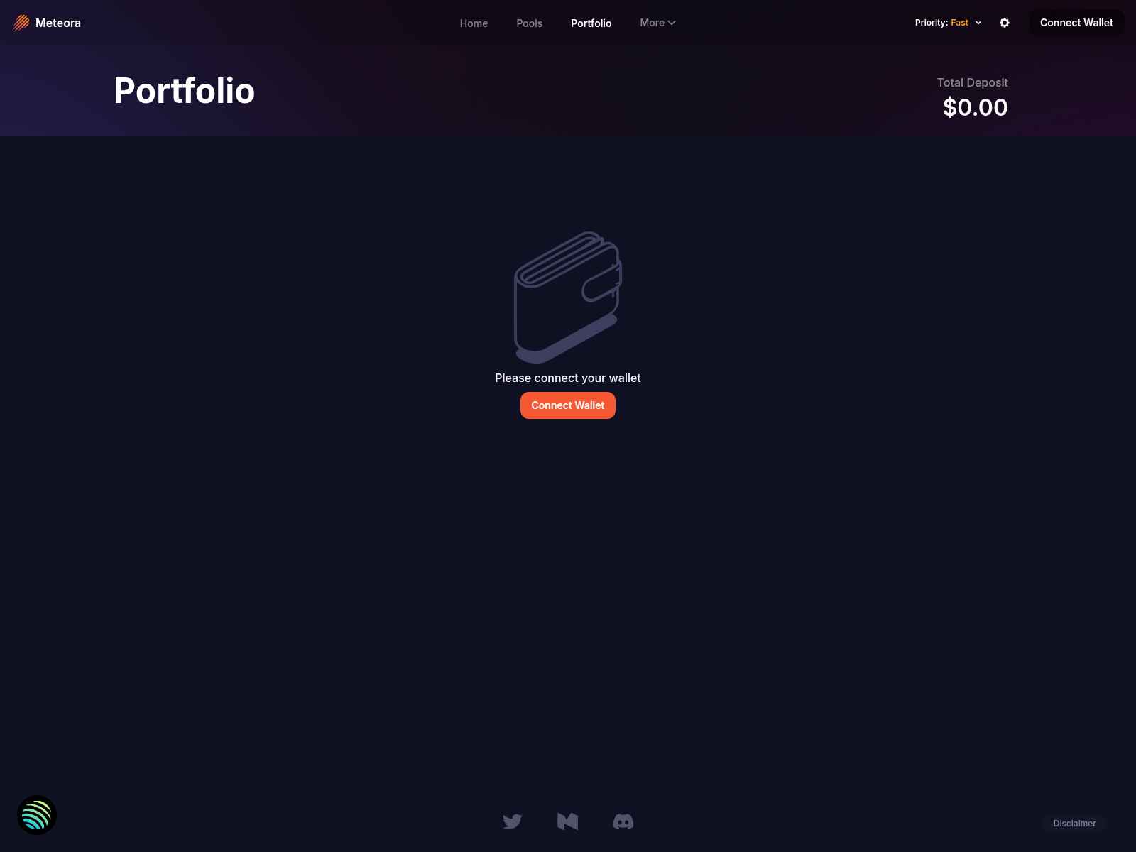 Screenshot of meteoraswap.pages.dev