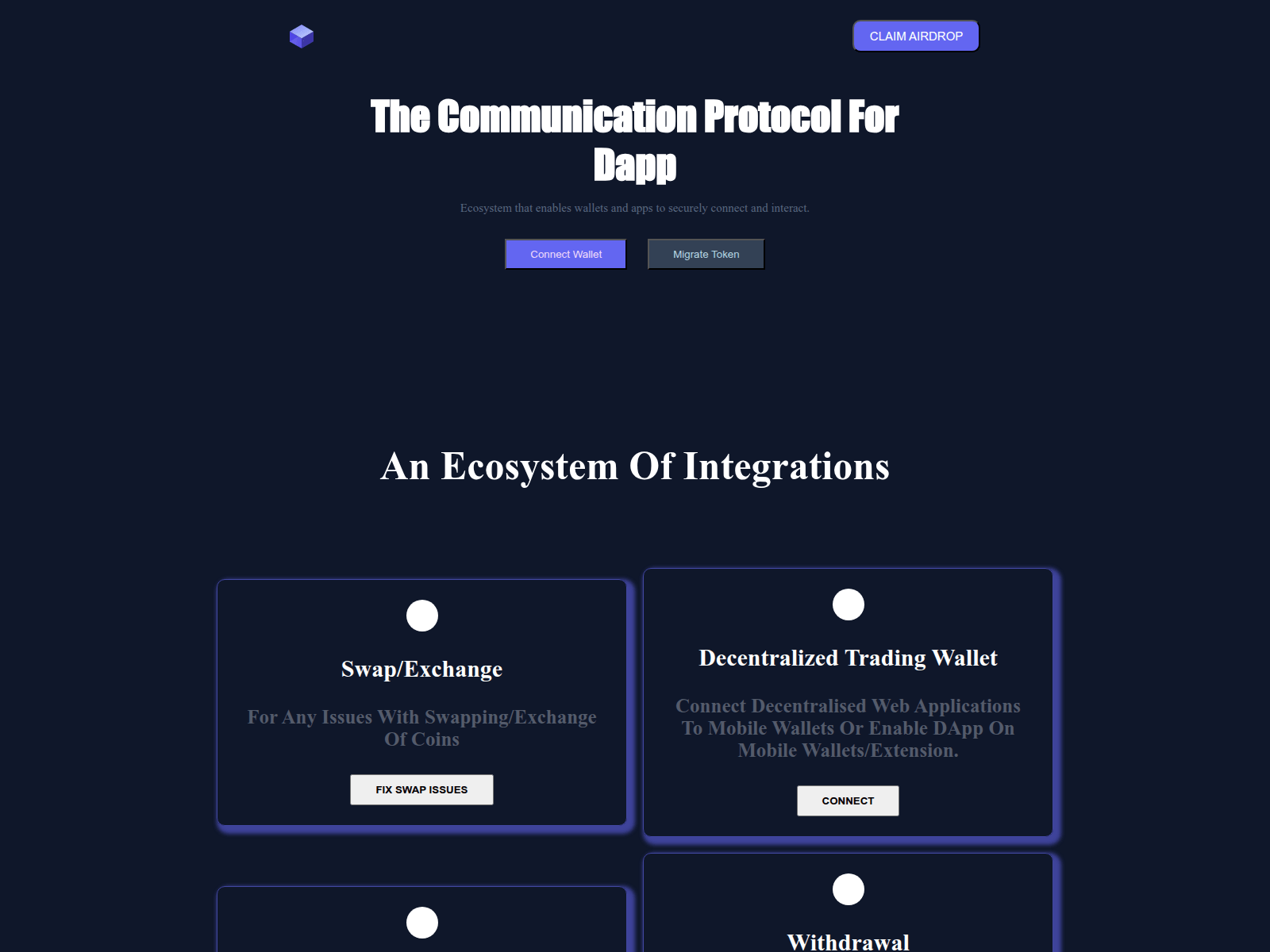 Screenshot of dappenablerhub.pages.dev