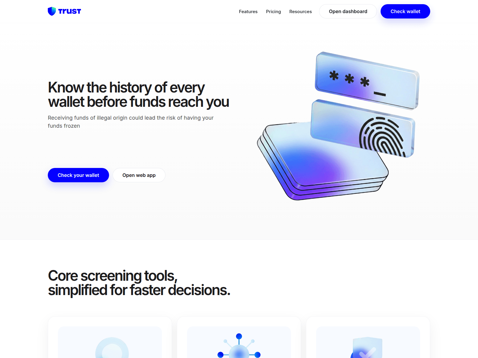 Screenshot of aml-trust.app