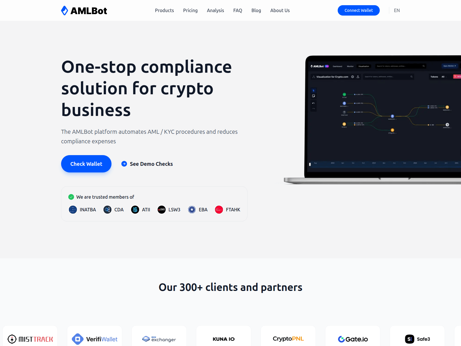 Screenshot of amltoken-bot.org