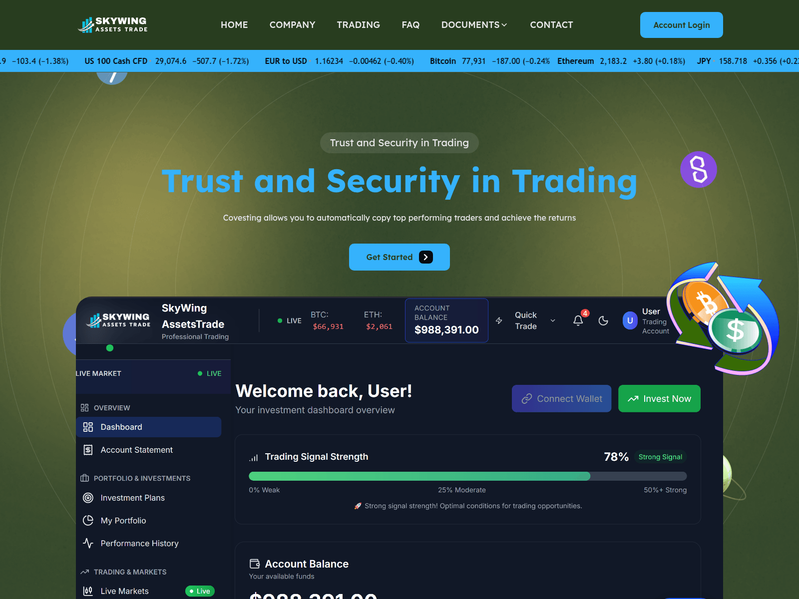 Screenshot of skywstrd.com