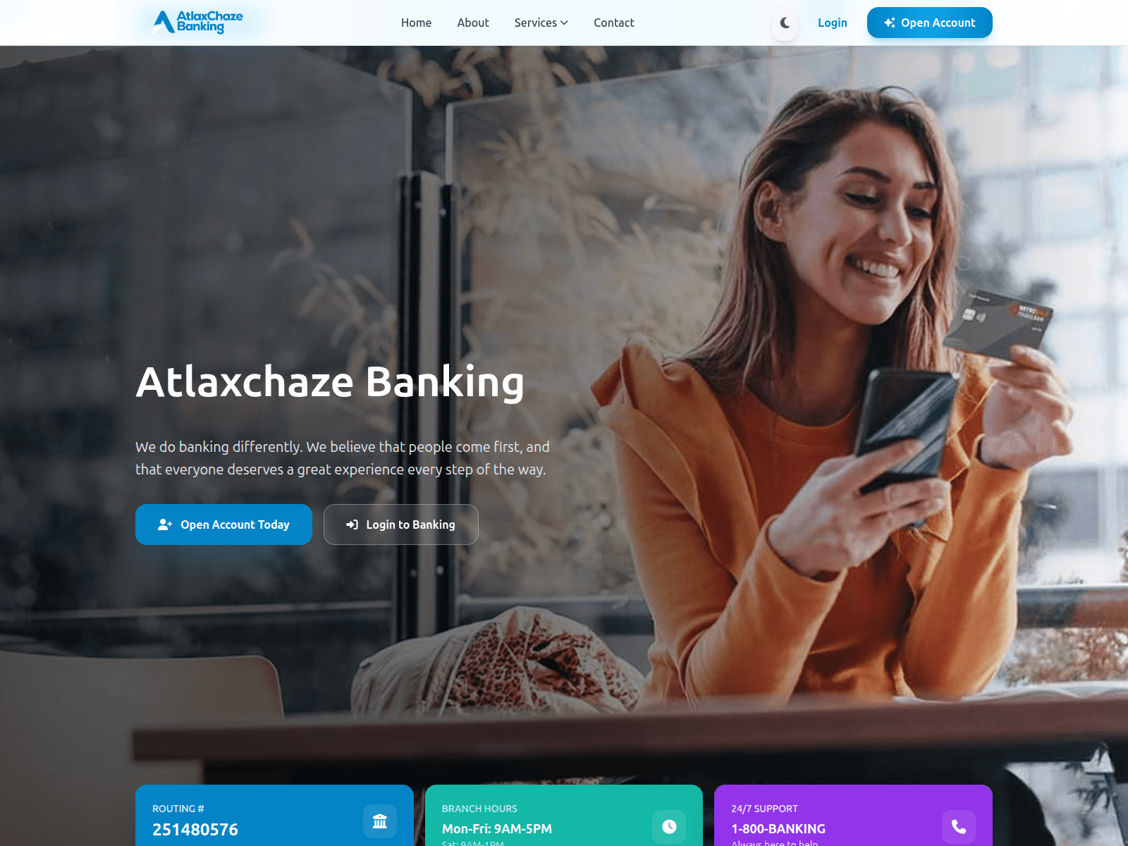 Screenshot of atlaxchazebanking.com