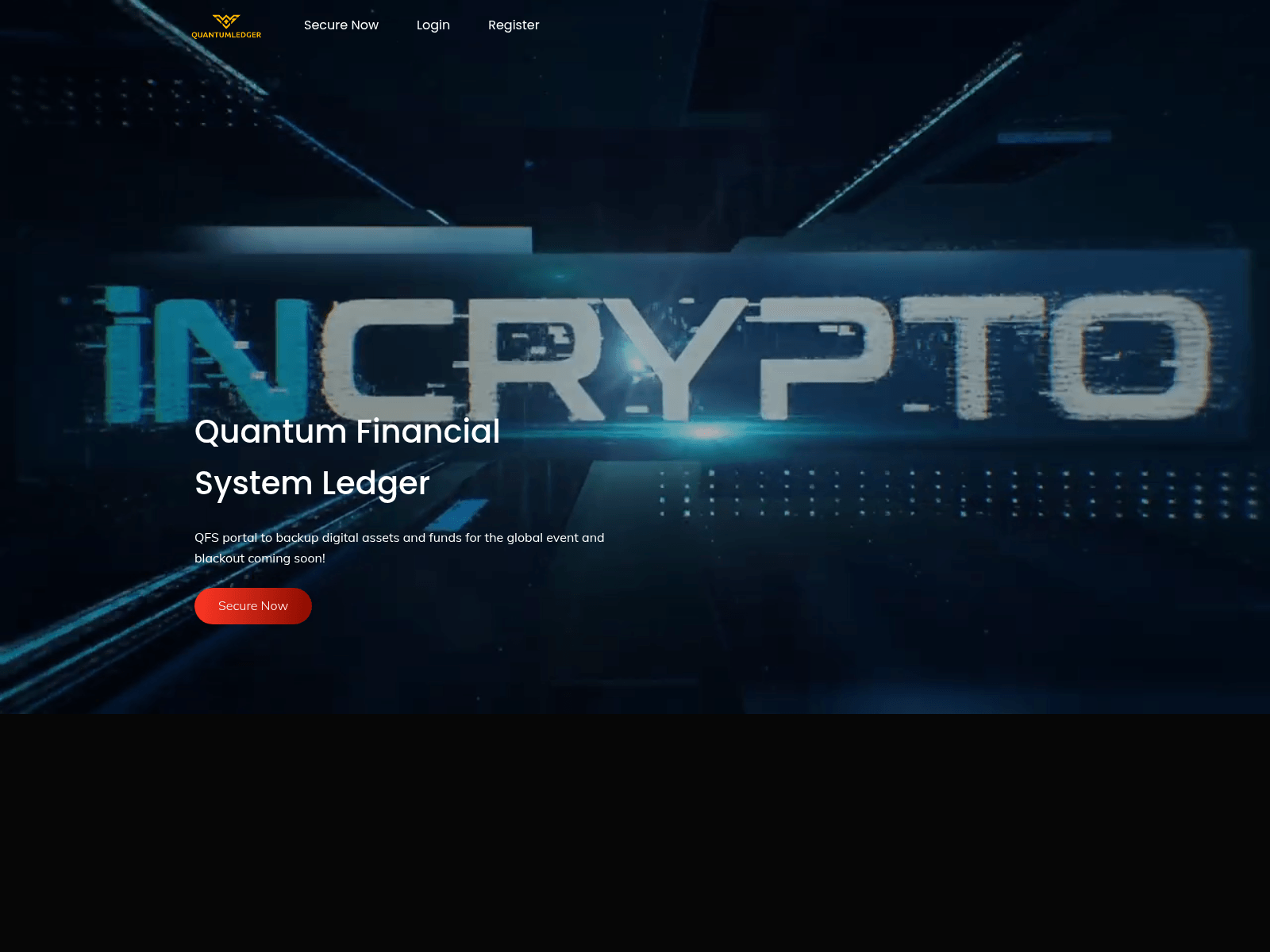 Screenshot of quantumfinancialsystemledger.com