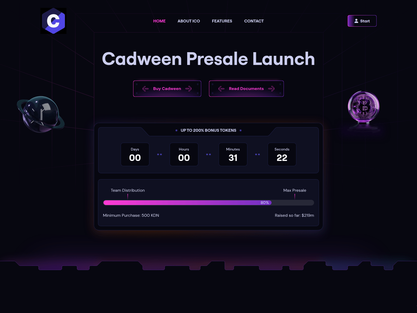 Screenshot of cadween.net
