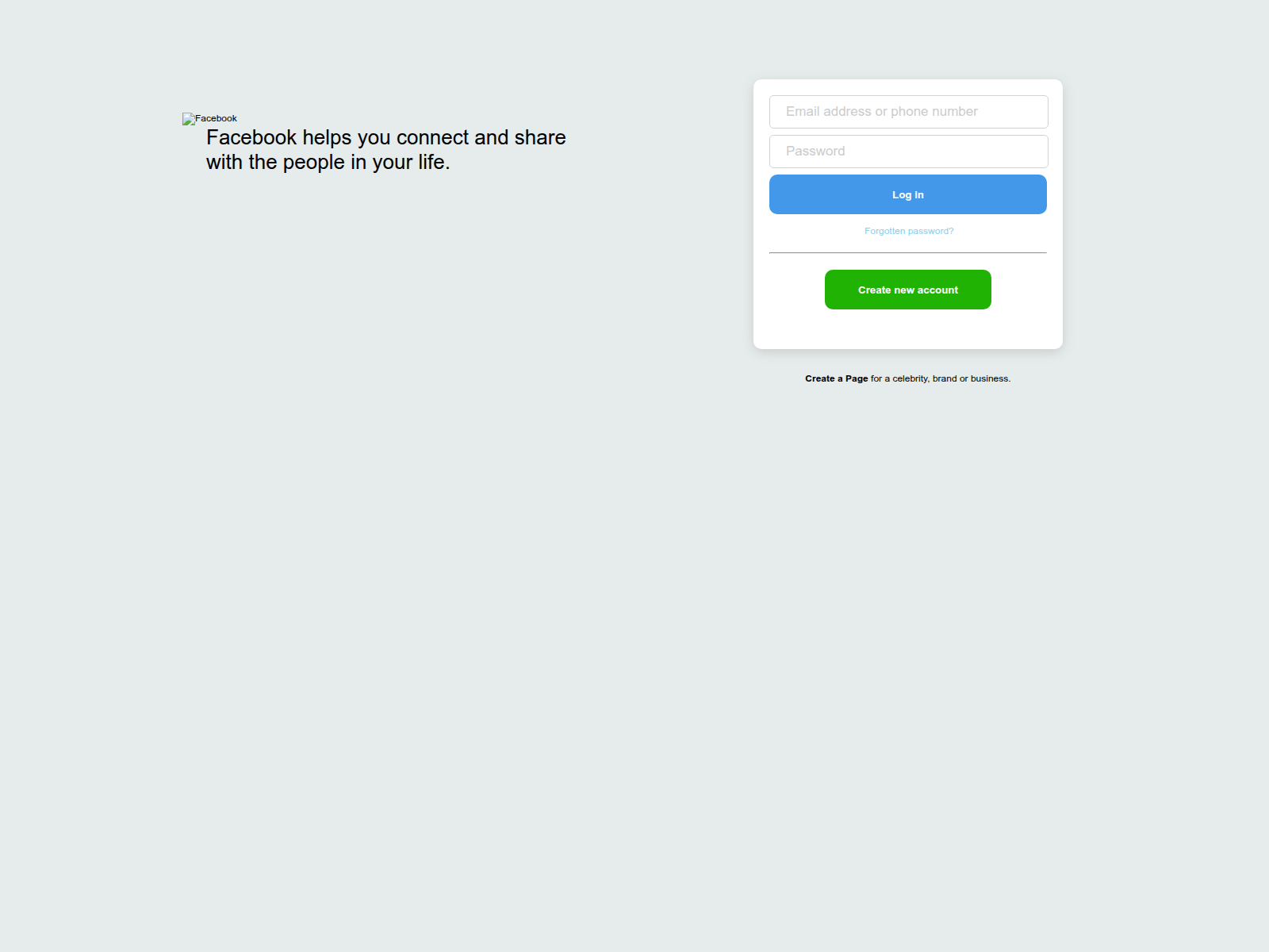 Screenshot of facebook-task-one.vercel.app