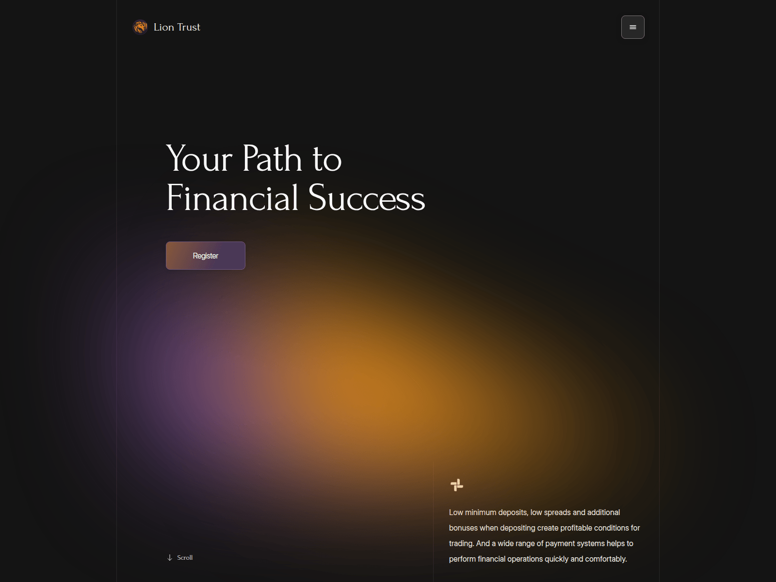 Screenshot of lion-trust.app