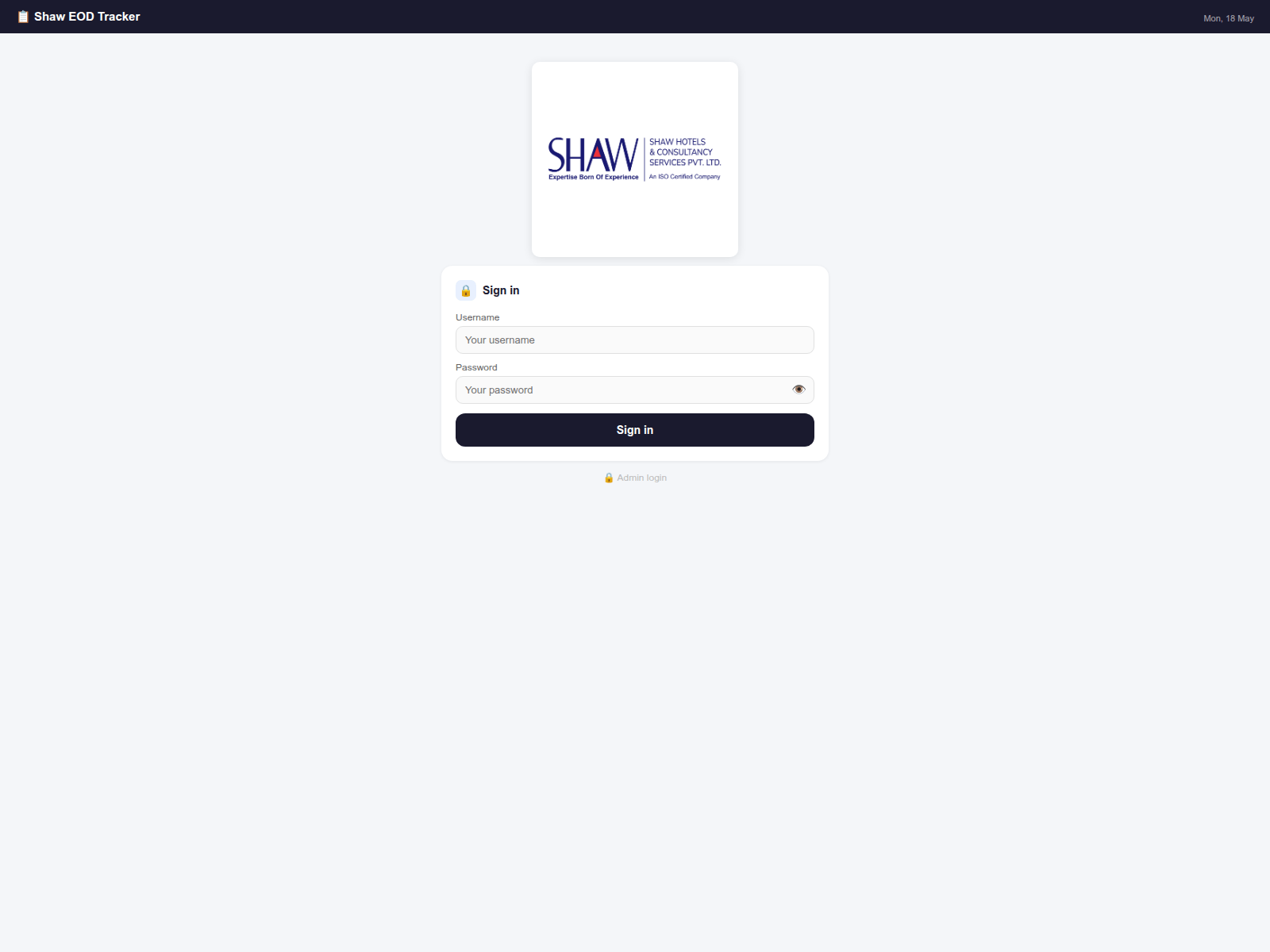 Screenshot of shaw-tracker.pages.dev