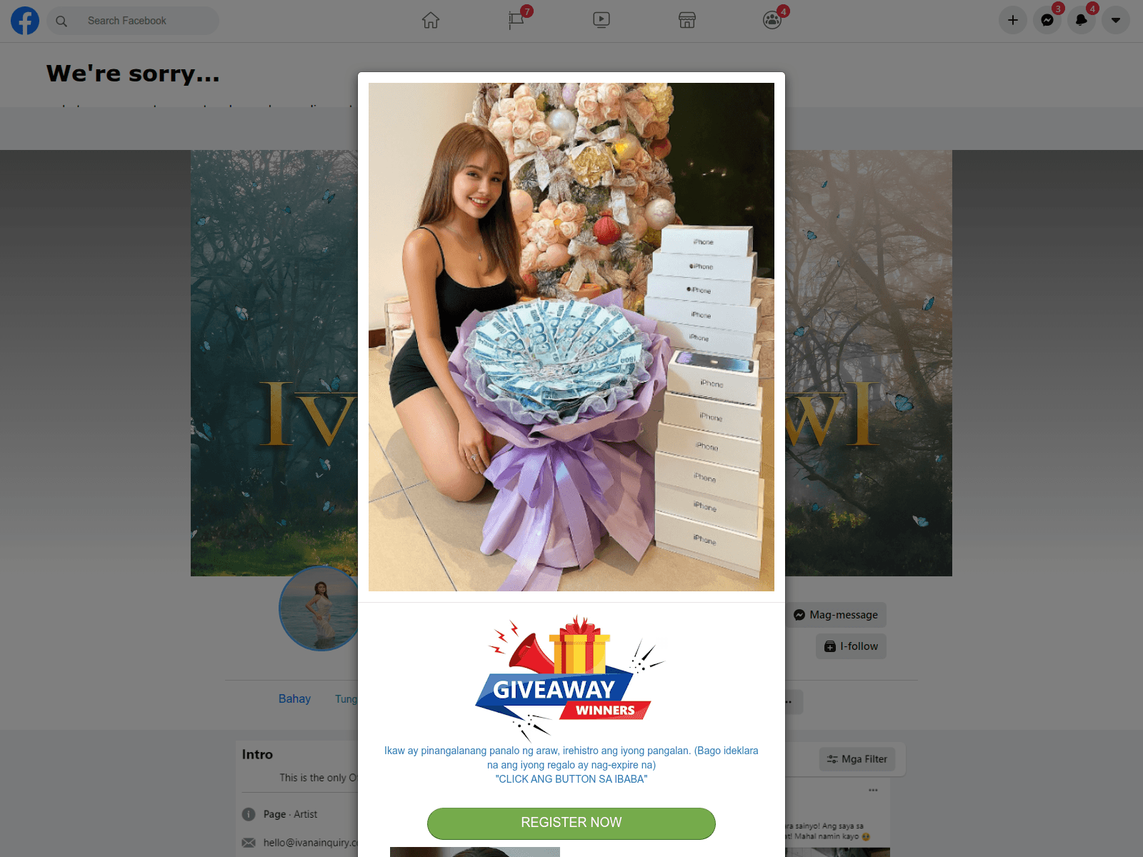 Screenshot of manualgcash.blogspot.com
