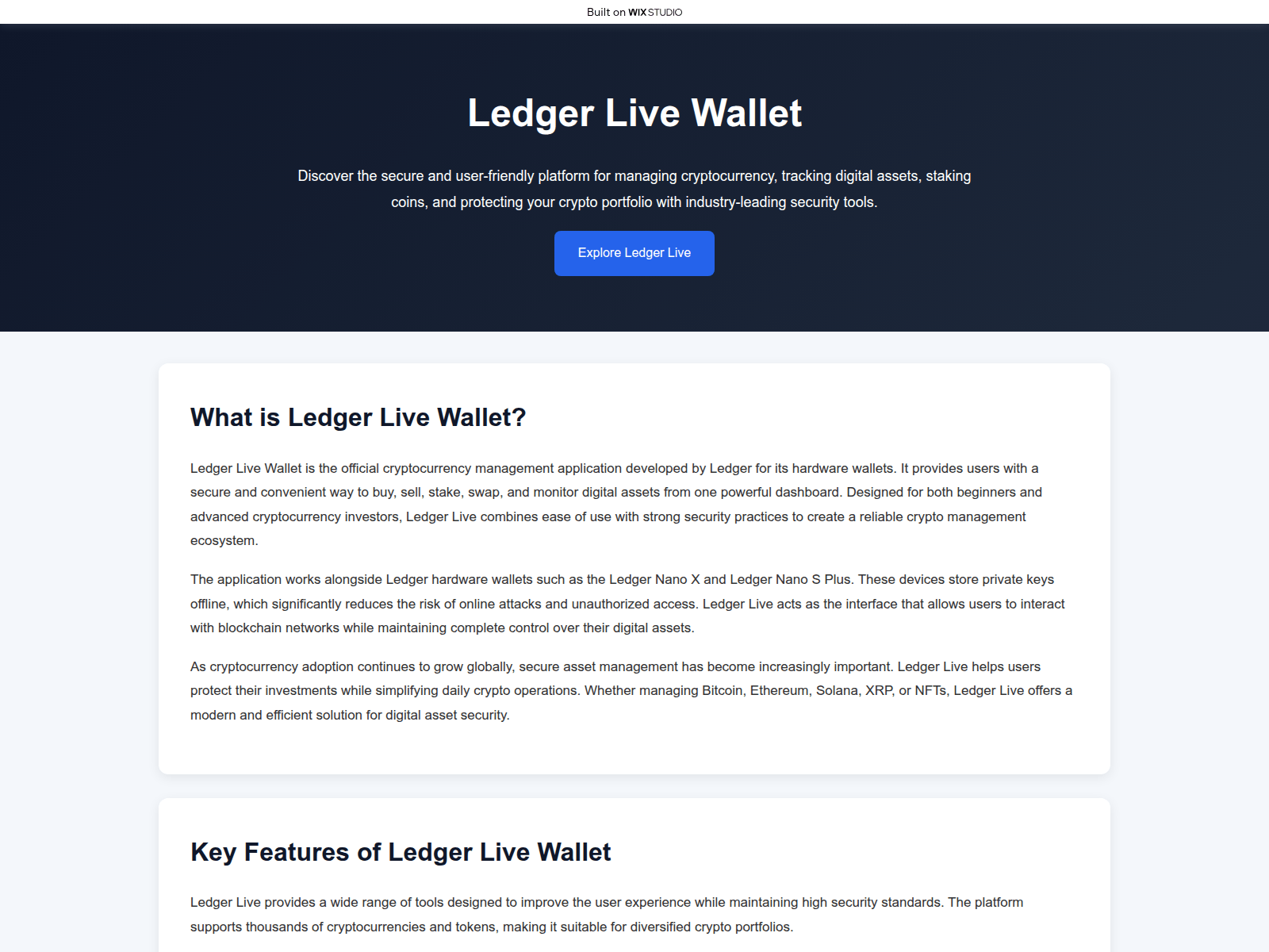 Screenshot of startedapp-lexorcdn.wixstudio.com