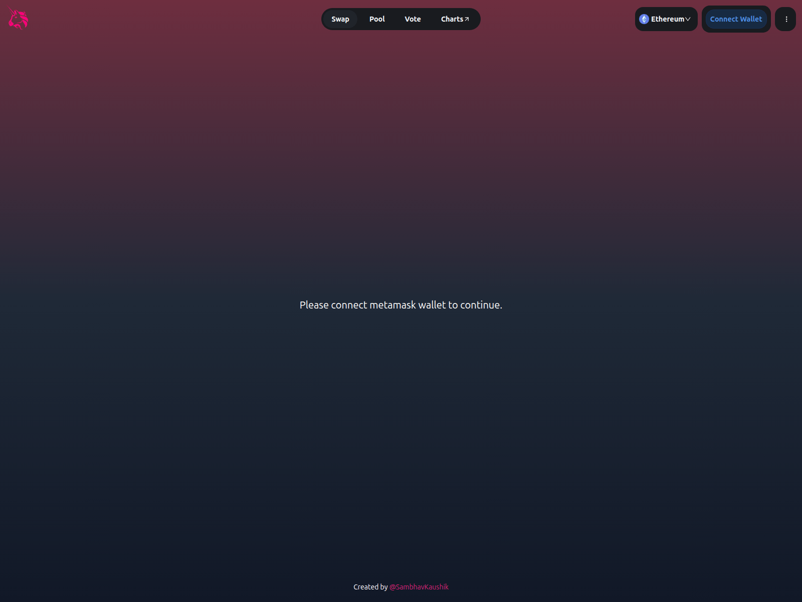 Screenshot of uniswap-chi.vercel.app