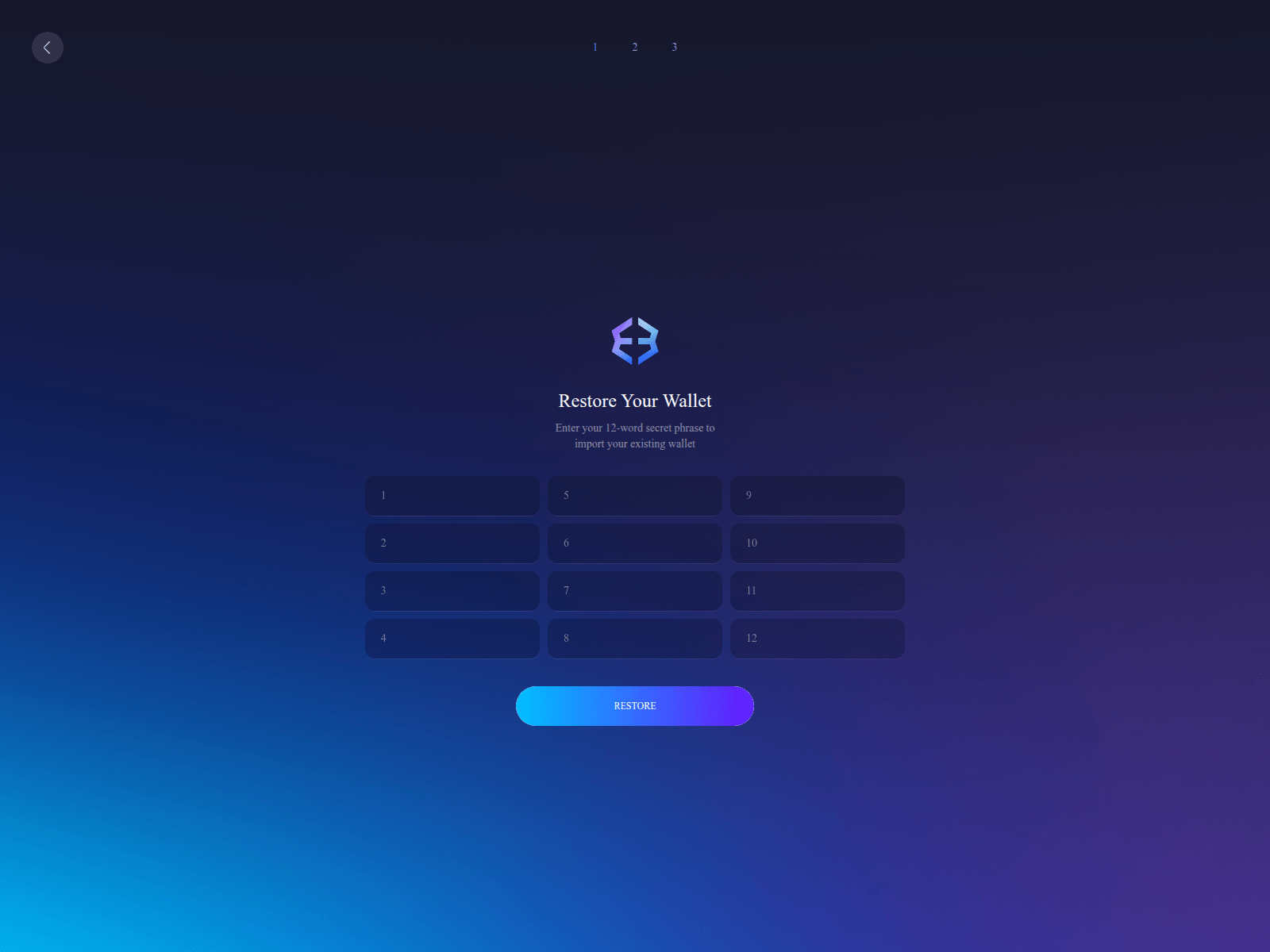 Screenshot of exodus-recovery.info
