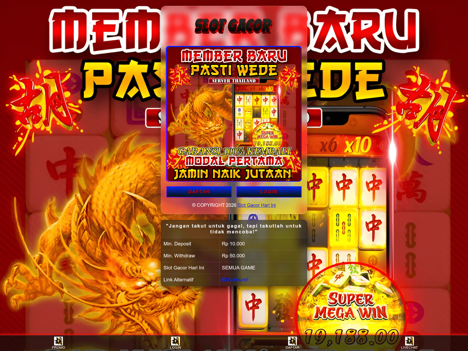 Screenshot of gass-hemat138.pages.dev