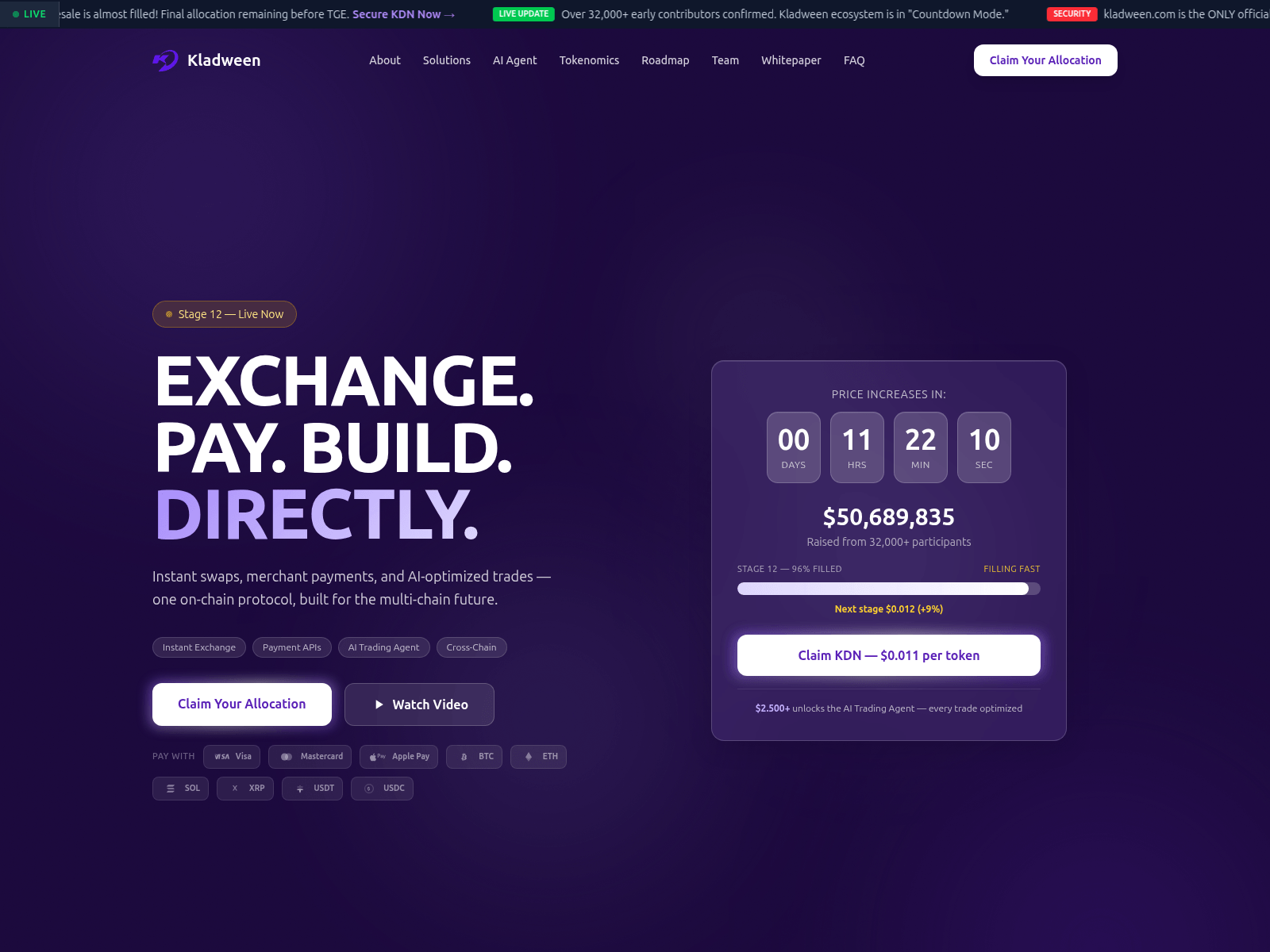 Screenshot of kladween.com