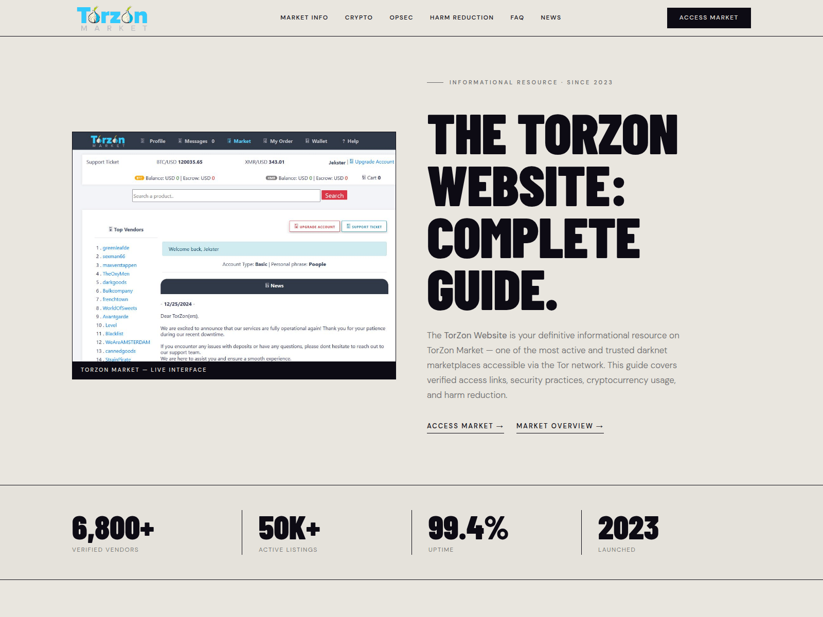 Screenshot of torzon1darknet.net