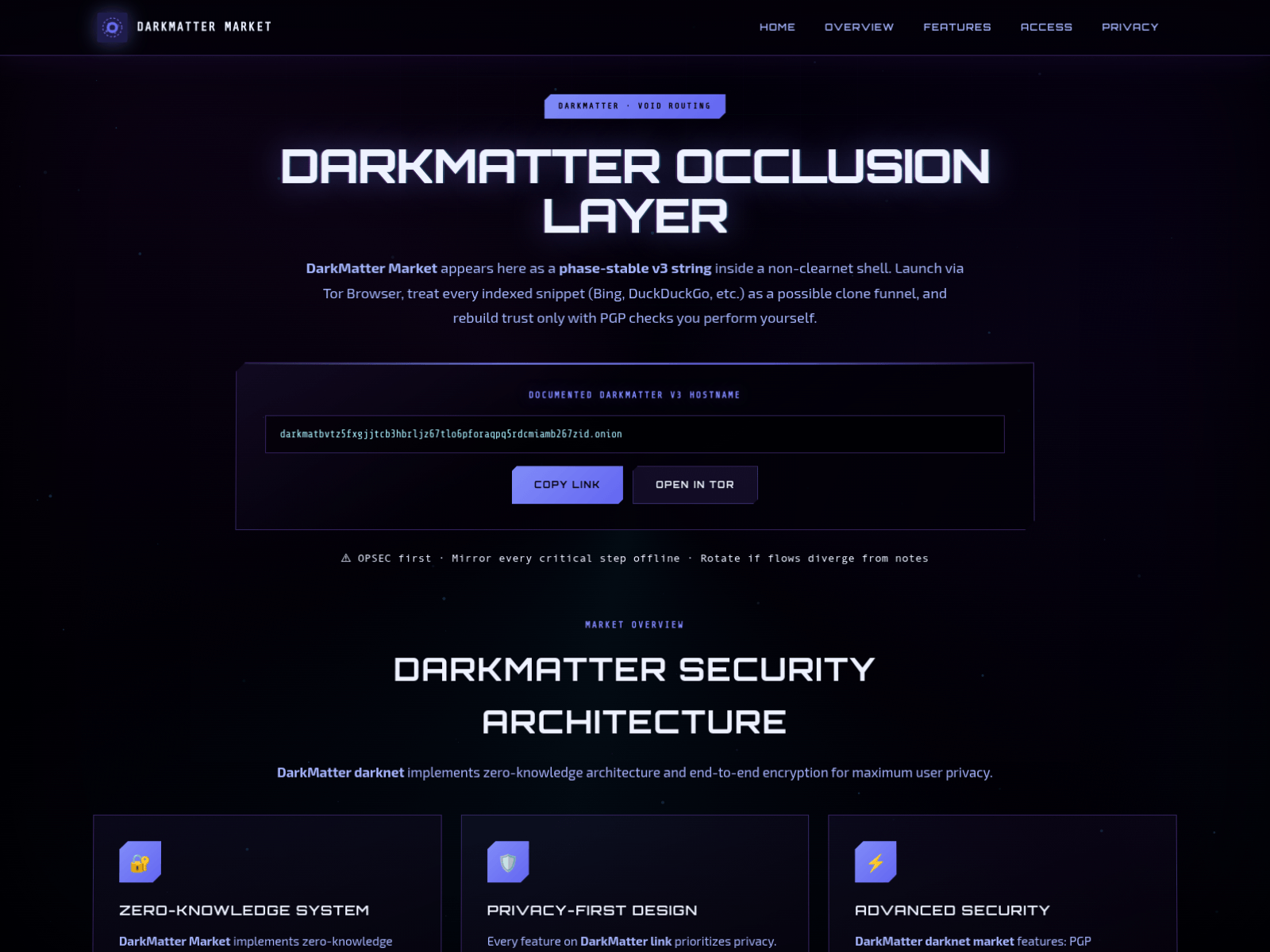 Screenshot of nexusdarkshop.com
