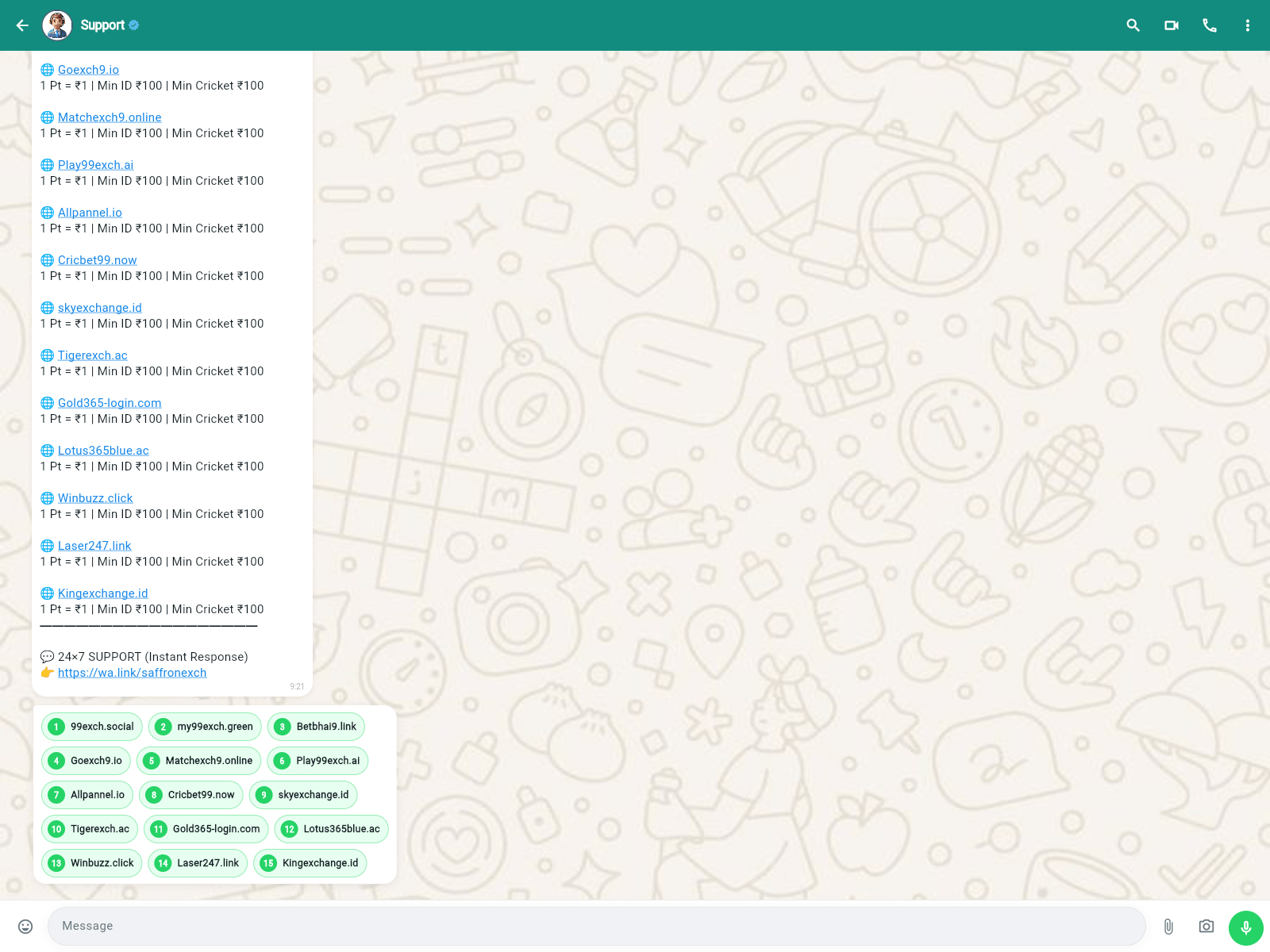 Screenshot of whatsapps.live