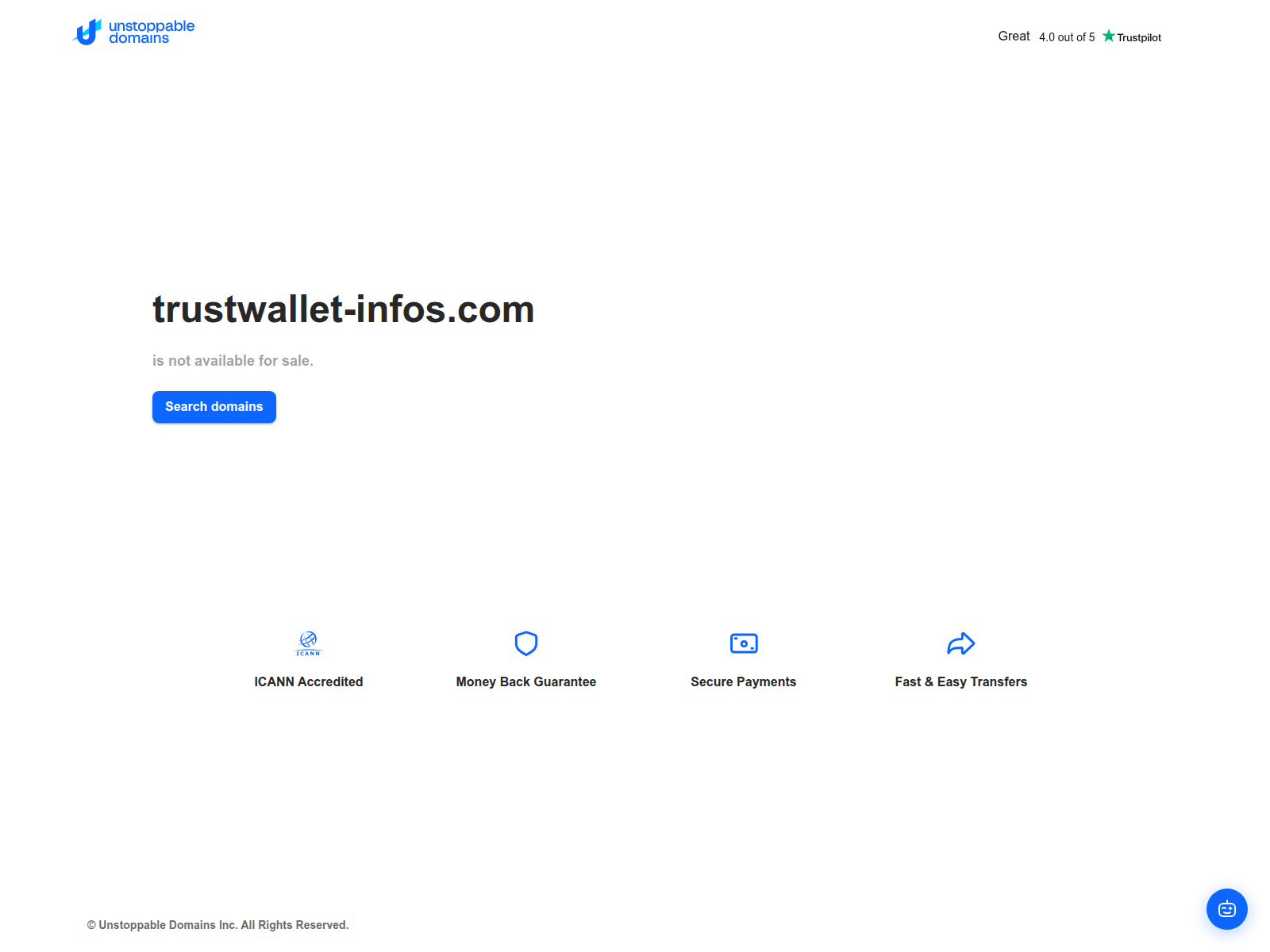 Screenshot of trustwallet-infos.com