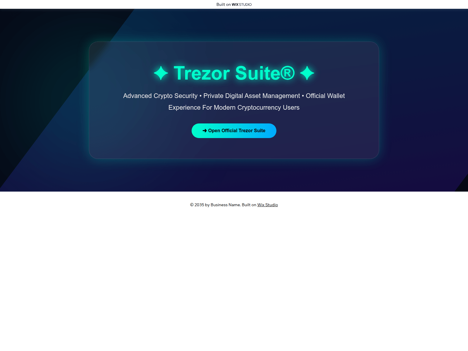 Screenshot of connect-trxzor.wixstudio.com