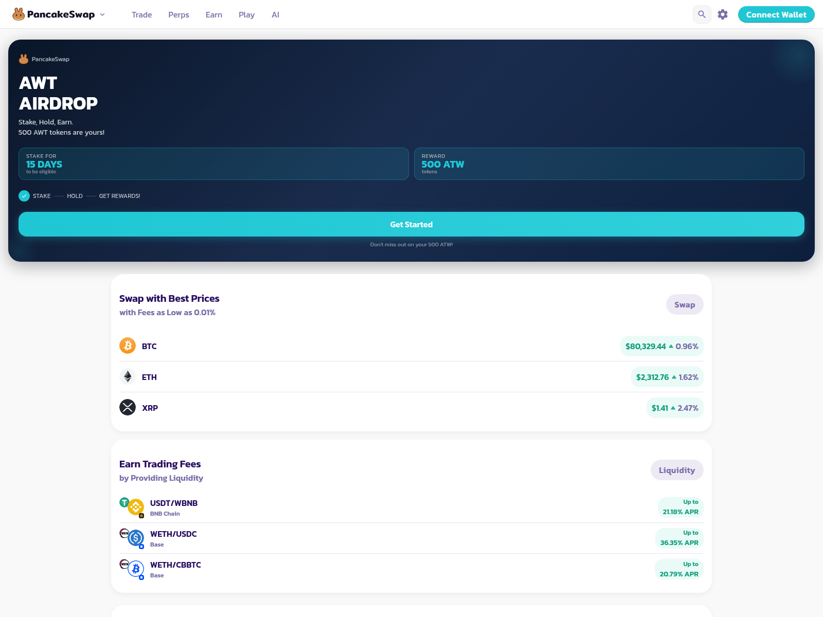 Screenshot of awtairdrop.click