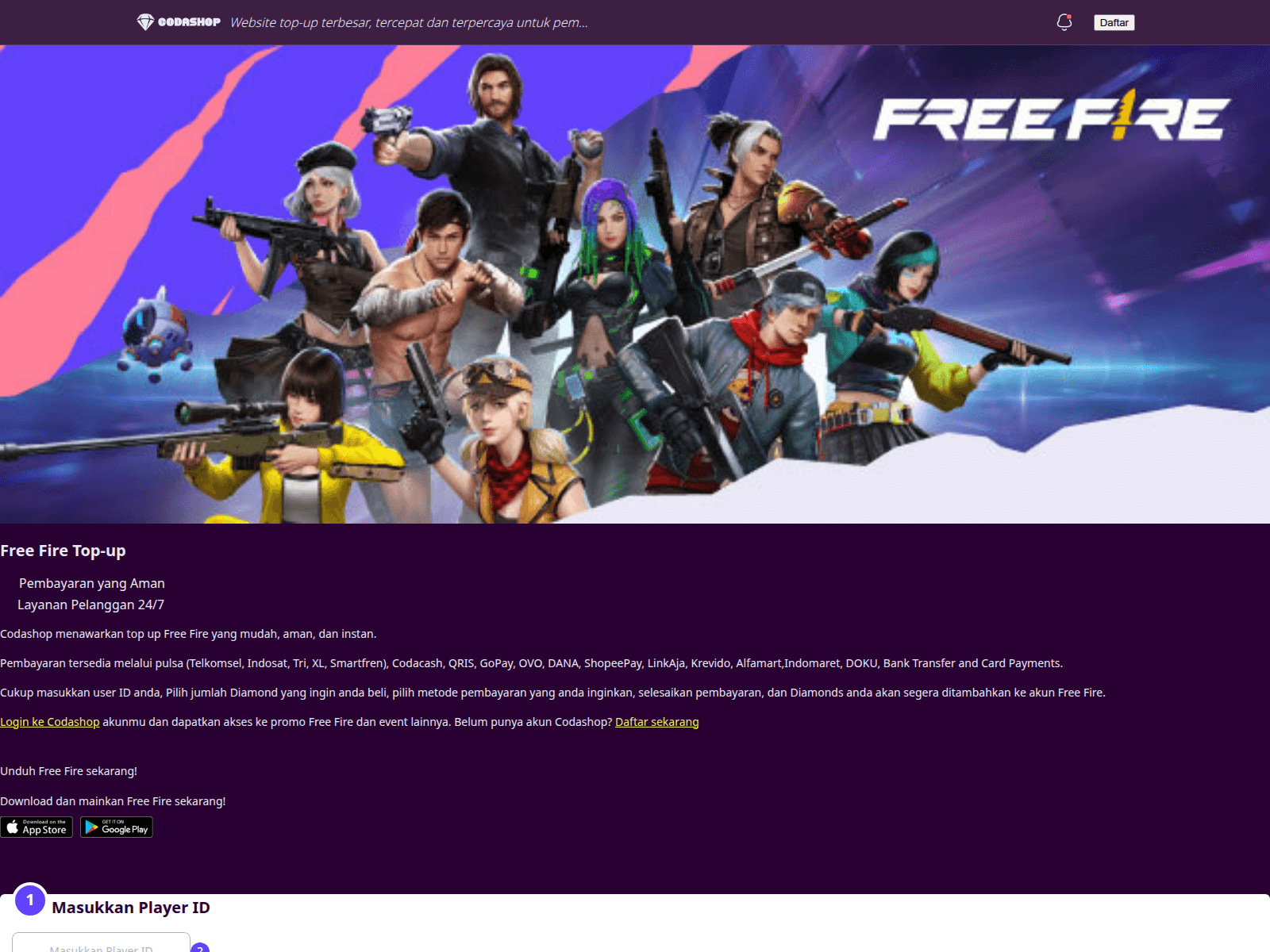 Screenshot of topupdisini.officiall-rewards.com