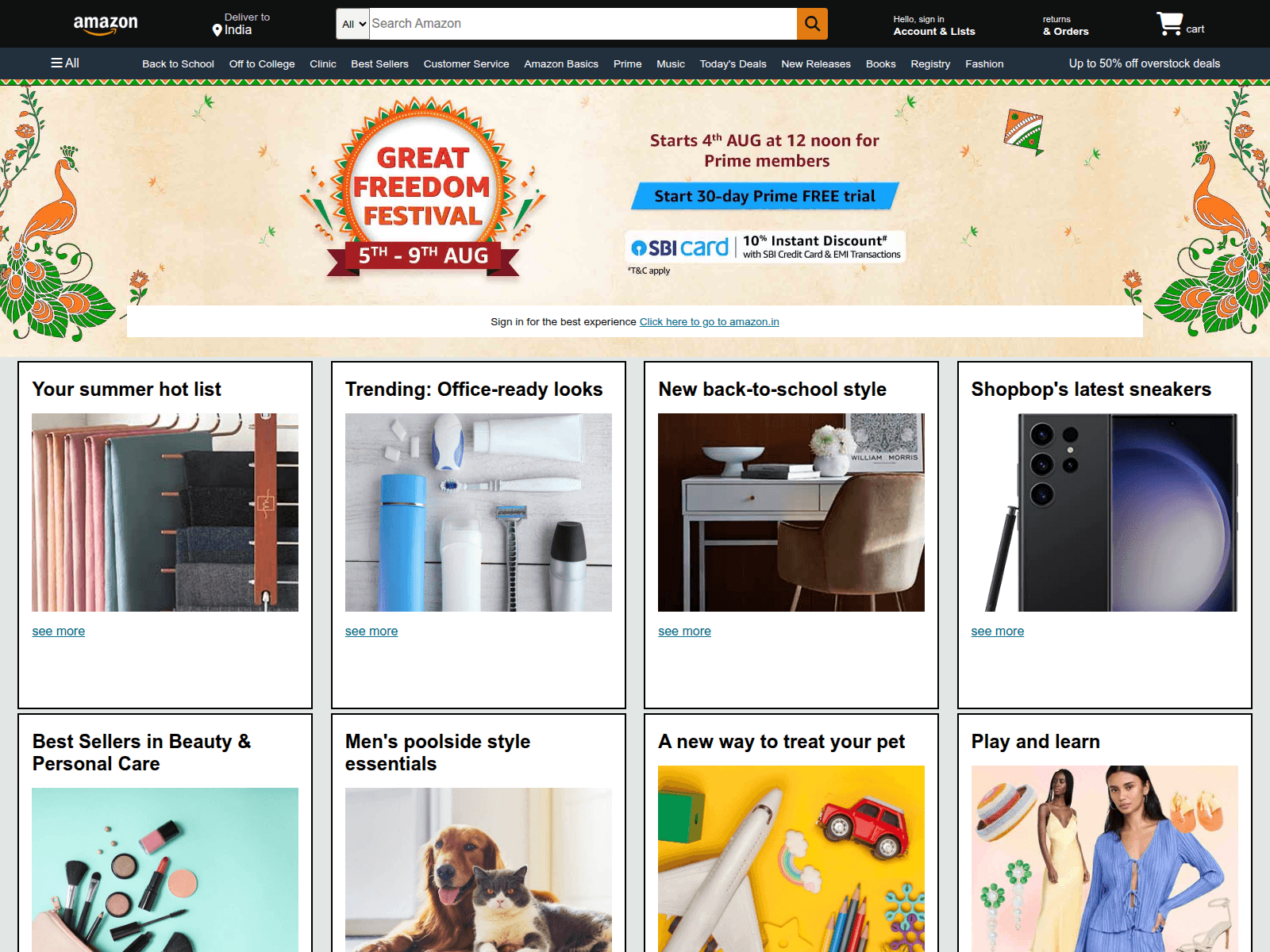 Screenshot of amazone-clone-teal.vercel.app