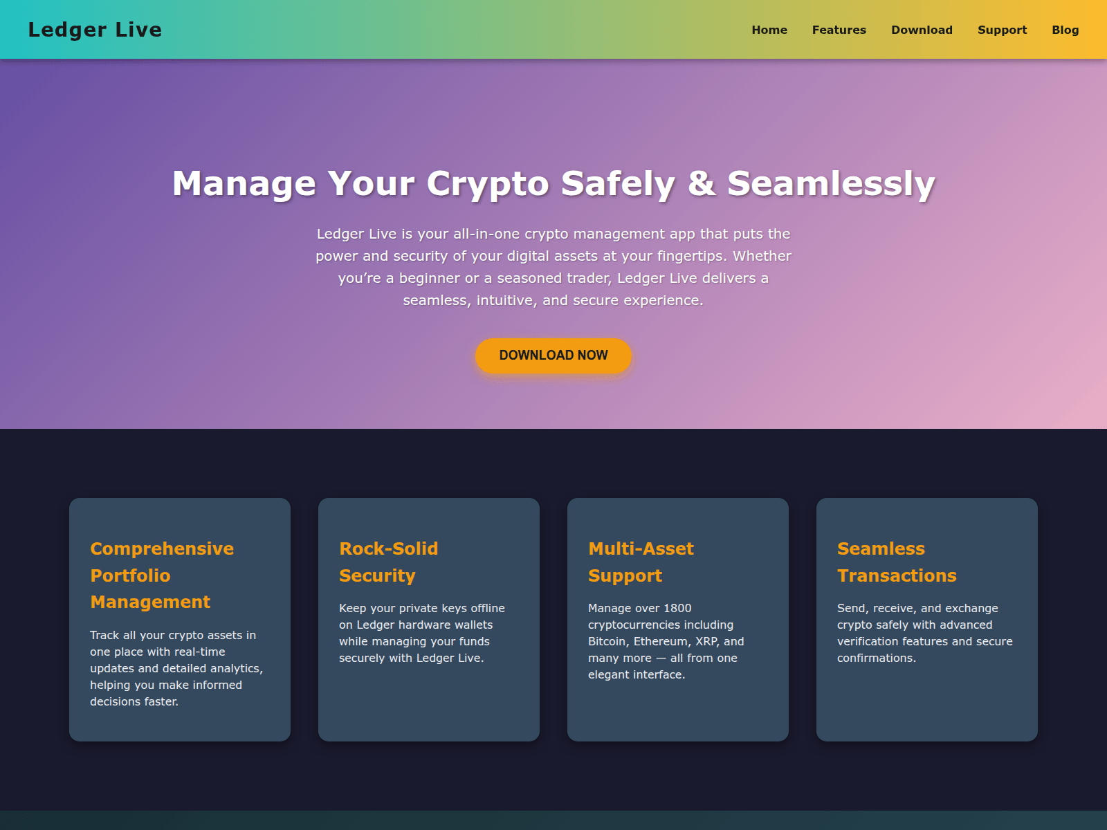 Screenshot of ledger-live-wsq.pages.dev