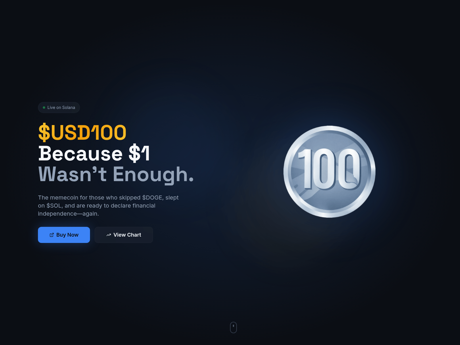 Screenshot of usd100.us
