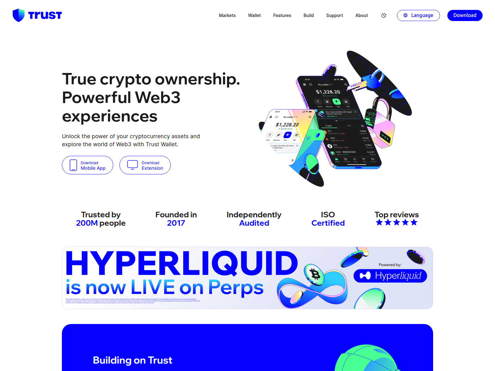 Screenshot of saves-trustwallet.com