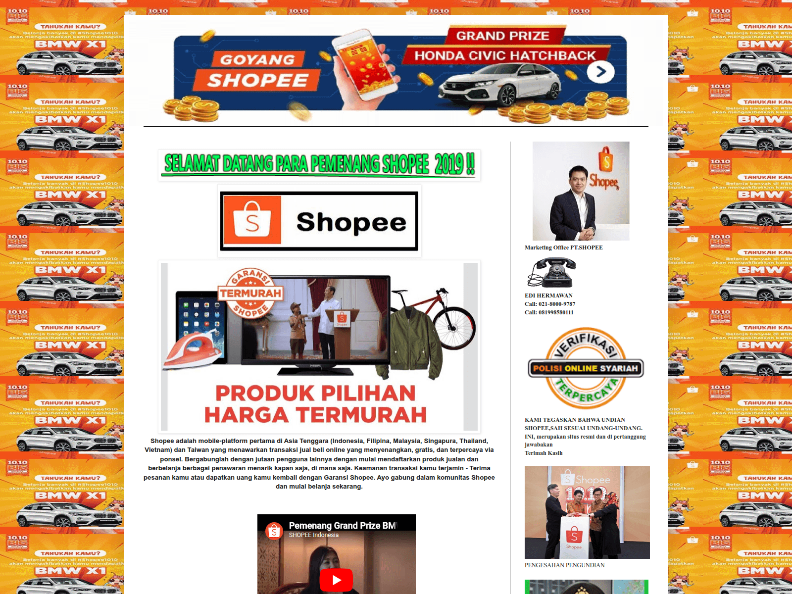 Screenshot of shopee116.blogspot.com